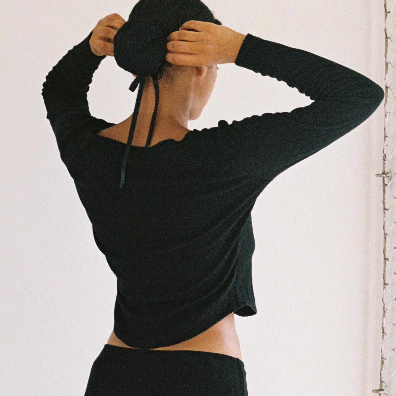 Pointelle Boatneck Top