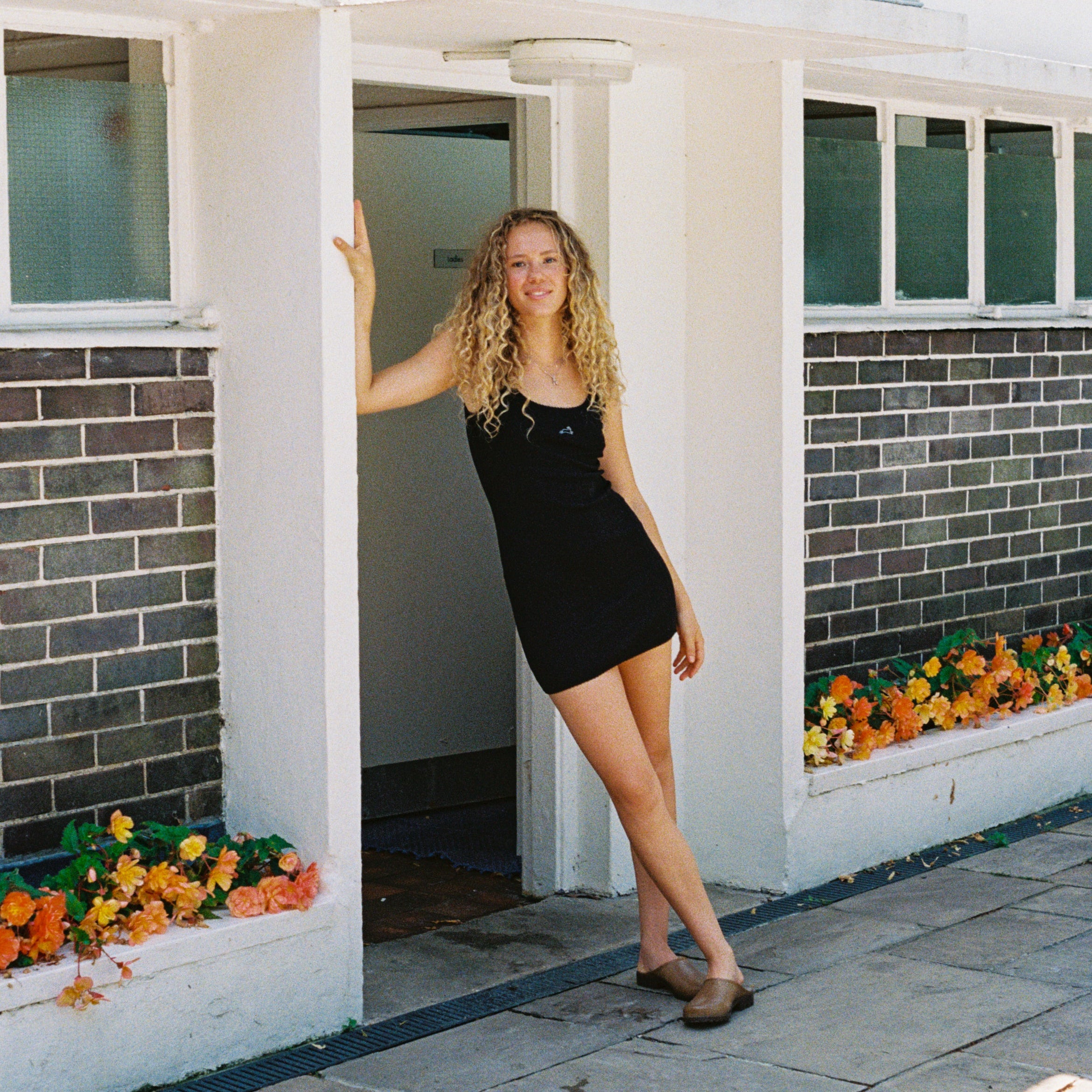 Pointelle Tank Mini Dress