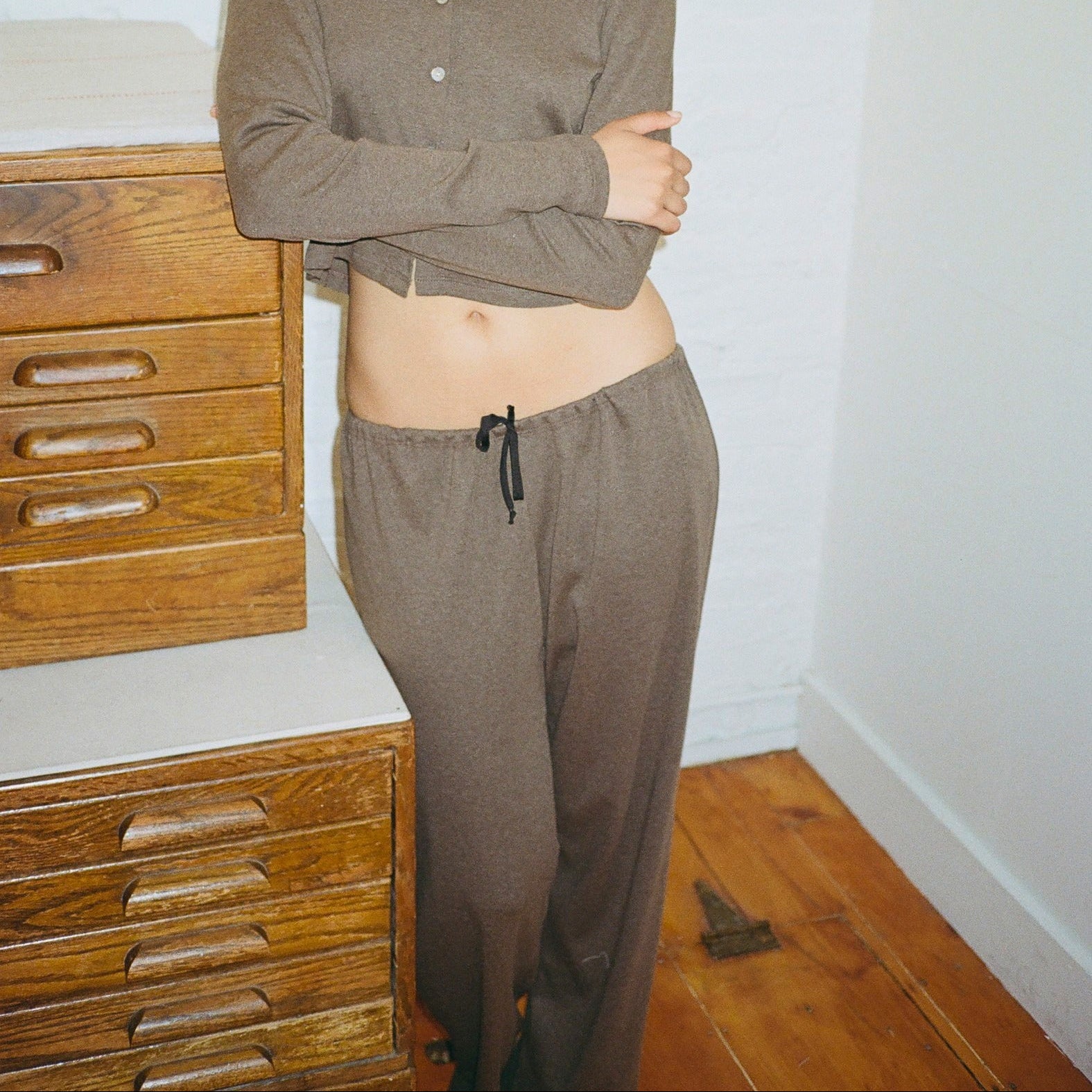 Drawstring Pants, Cocoa