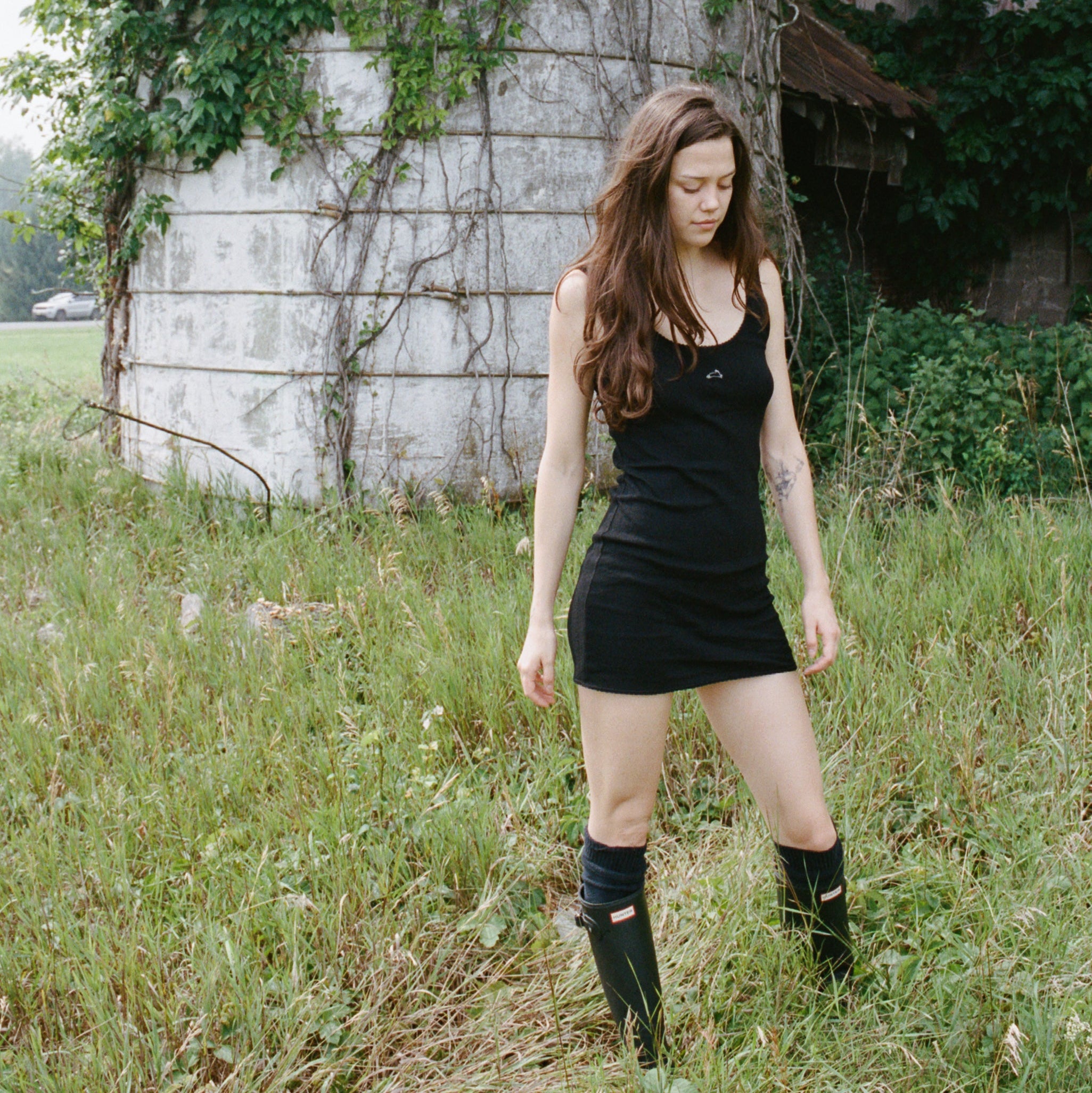 Pointelle Tank Mini Dress