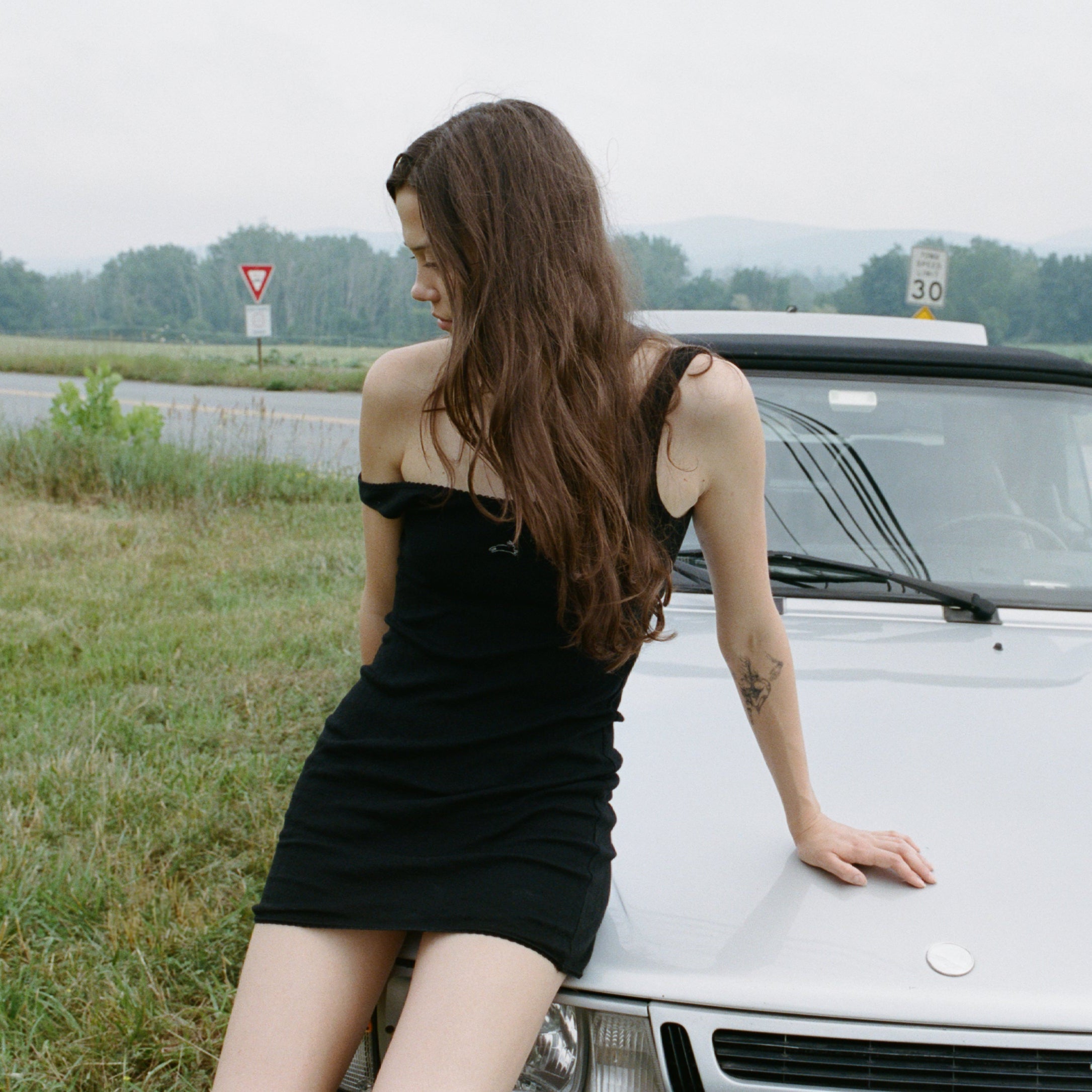 Pointelle Tank Mini Dress