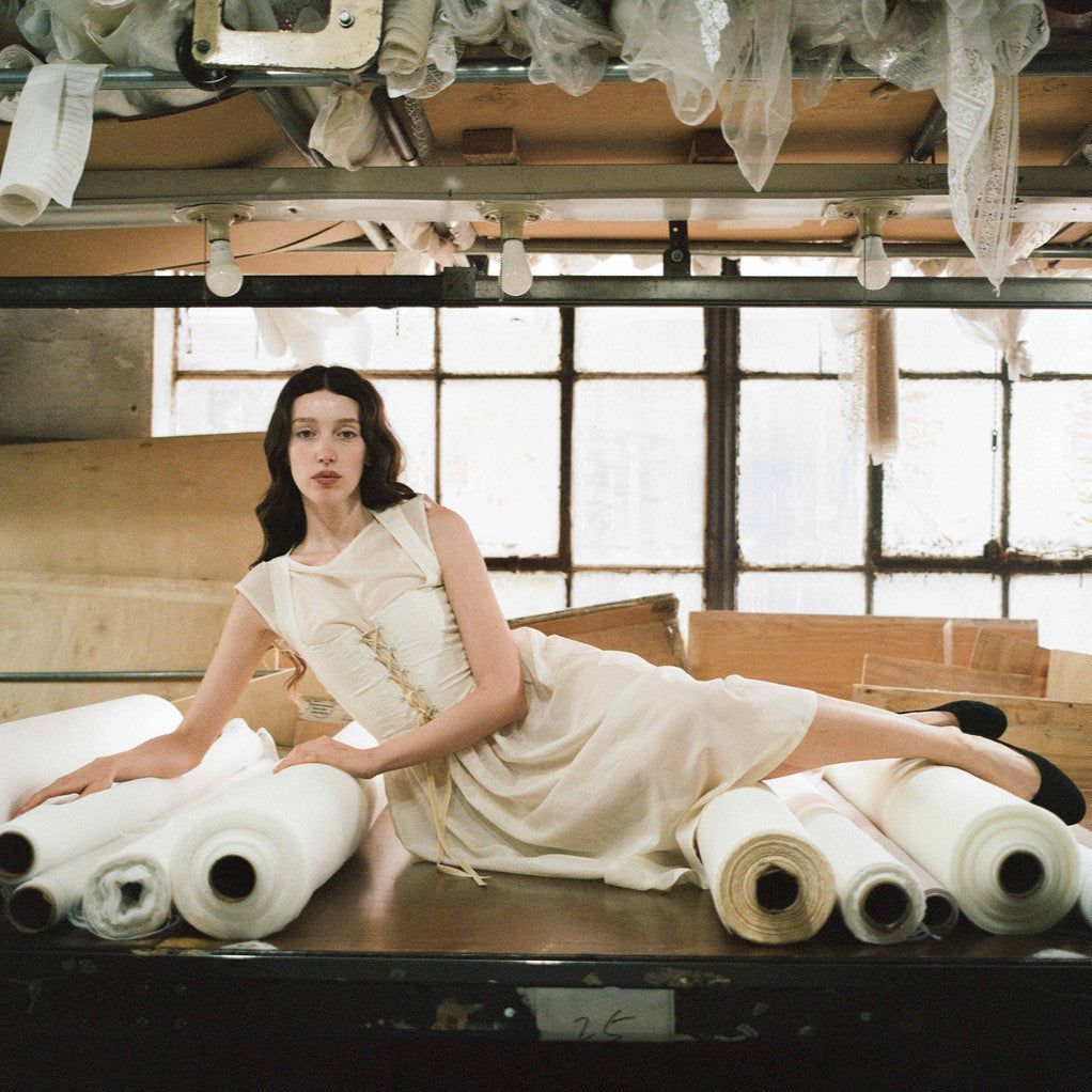 Silk & Cotton Ghost Dress