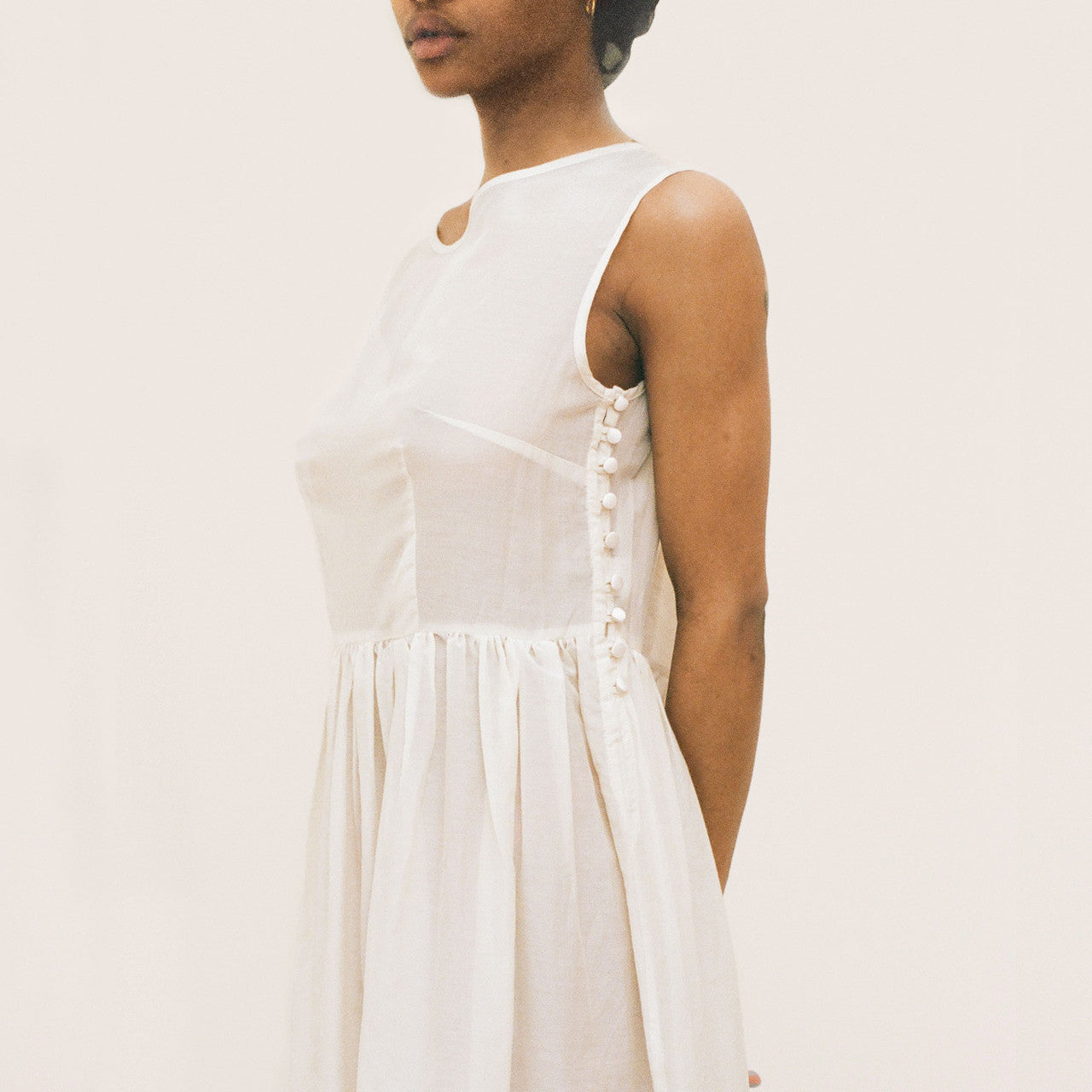 Silk & Cotton Ghost Dress