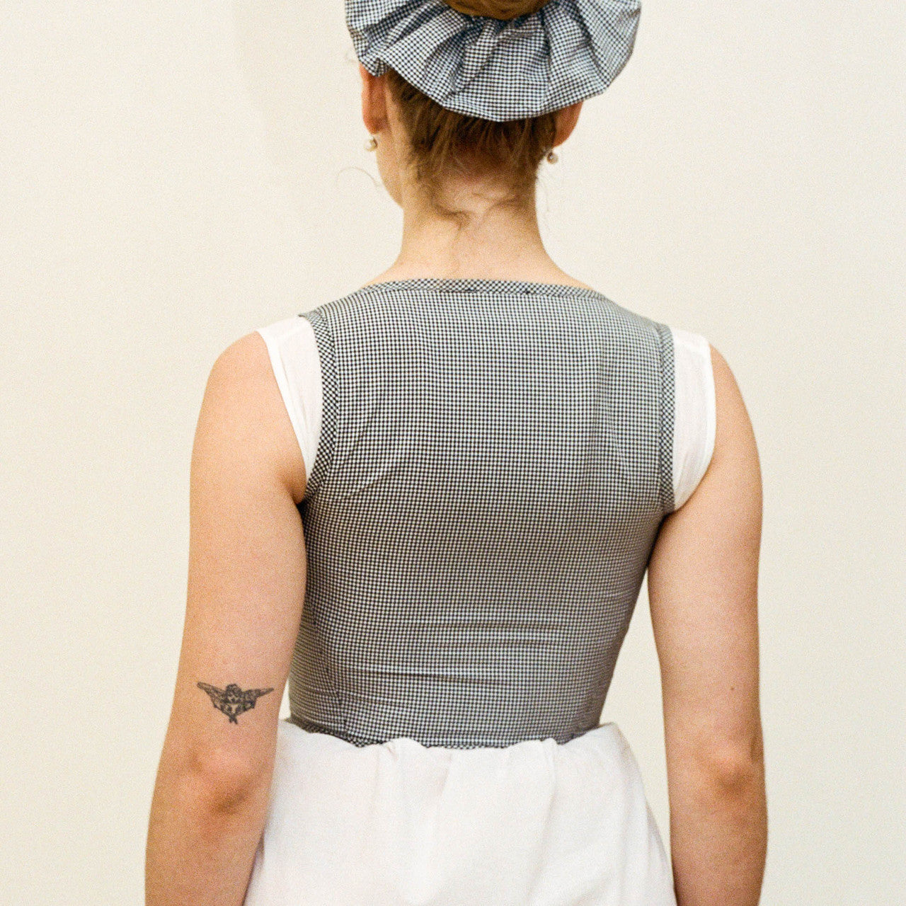 Vichy Check Cotton Corset (50% off)