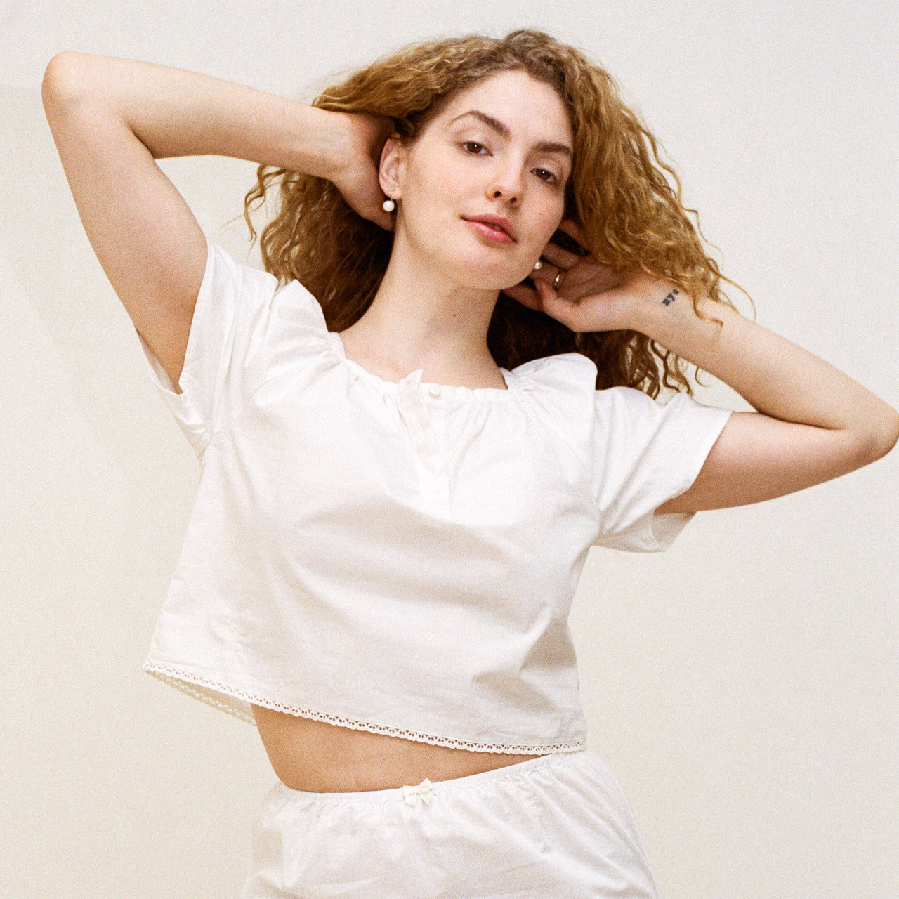Lamb Top, White