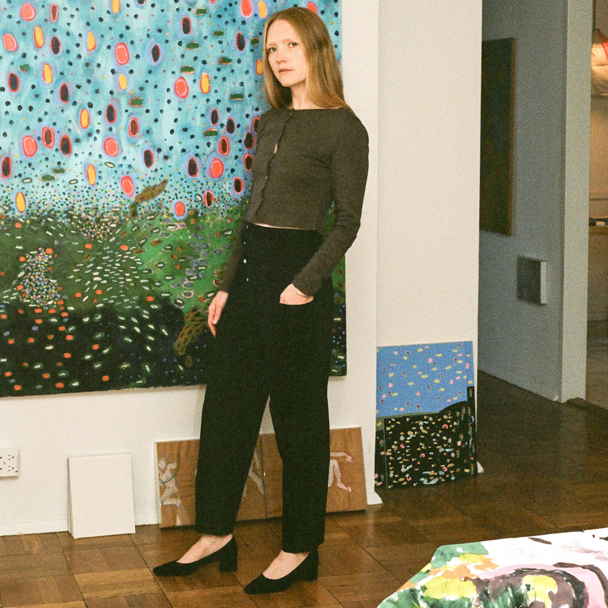 Black Cotton Pocket Pants (50% off)