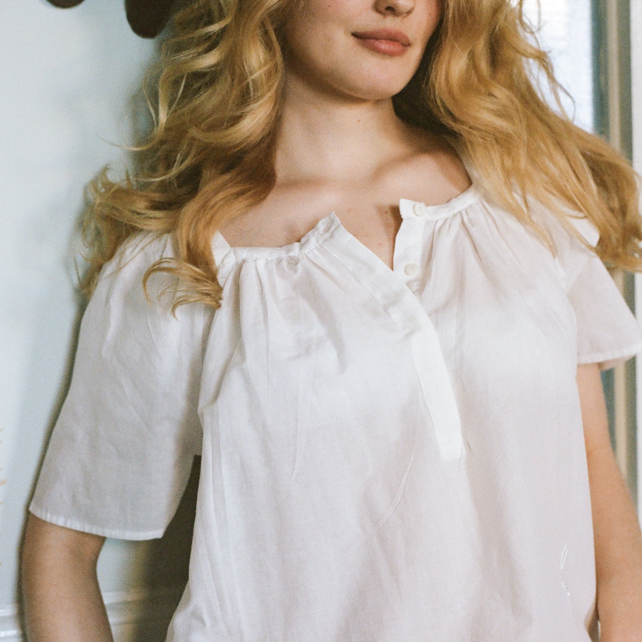 Lamb Nightdress, White
