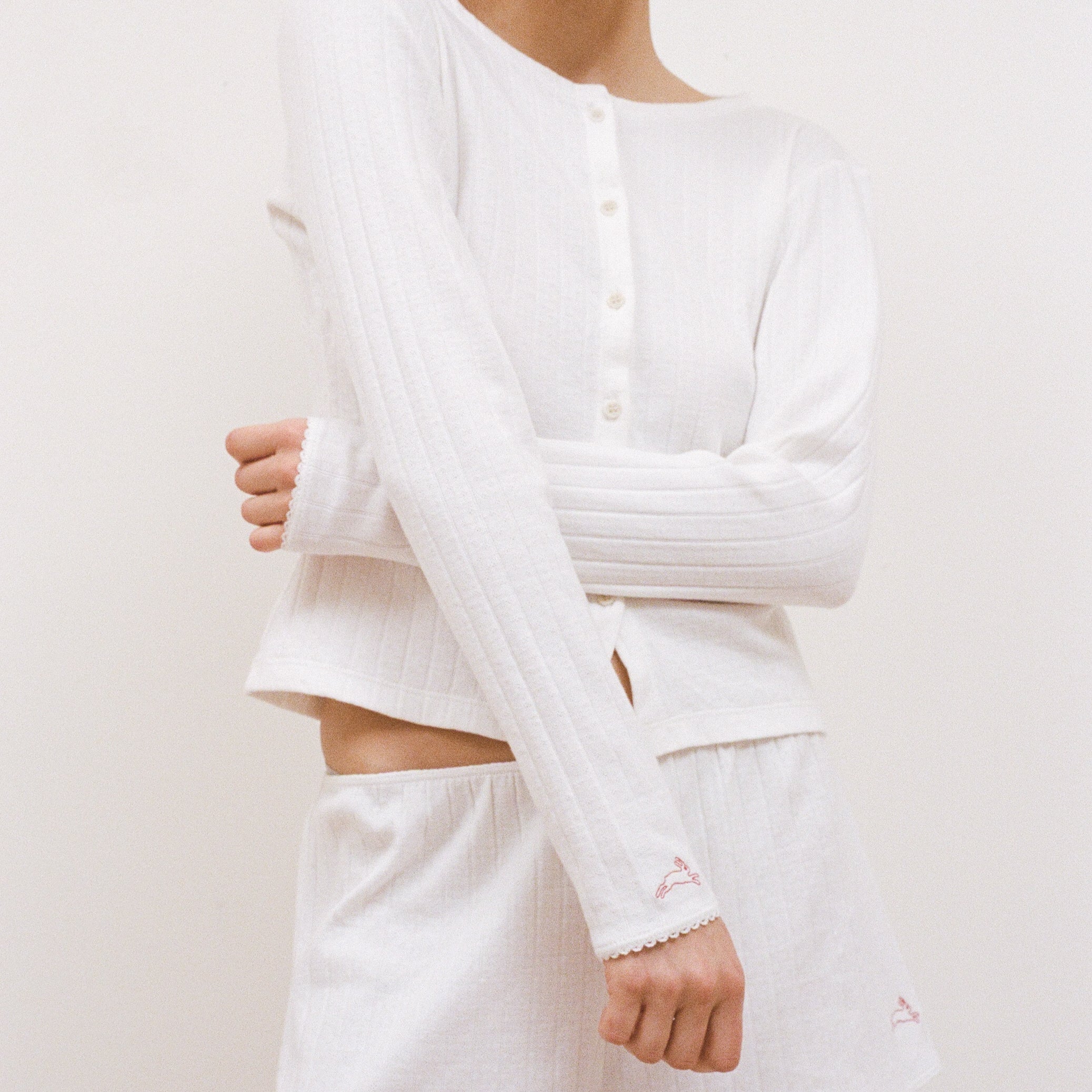 Pointelle Cardigan