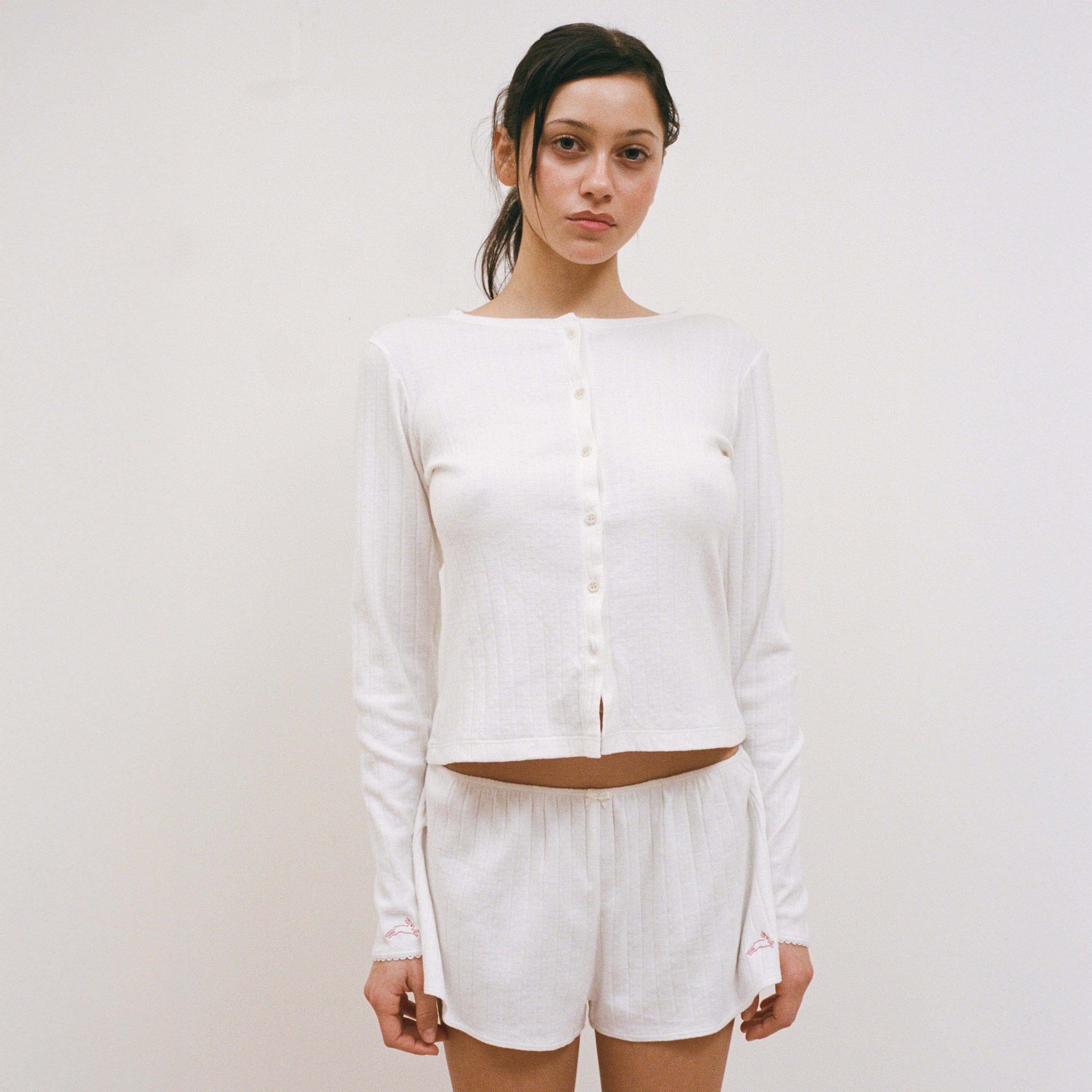 Pointelle Cardigan