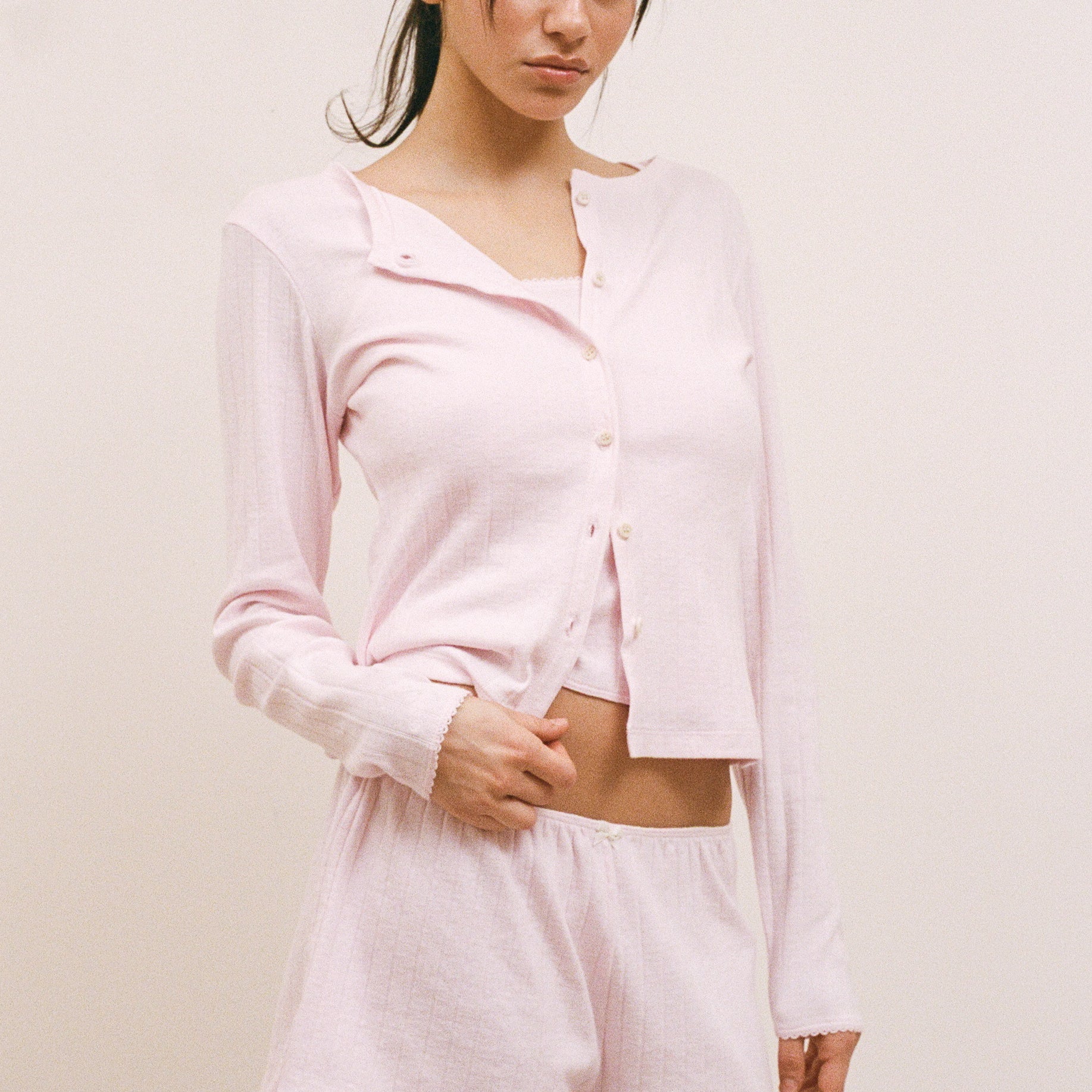 Pointelle Cardigan