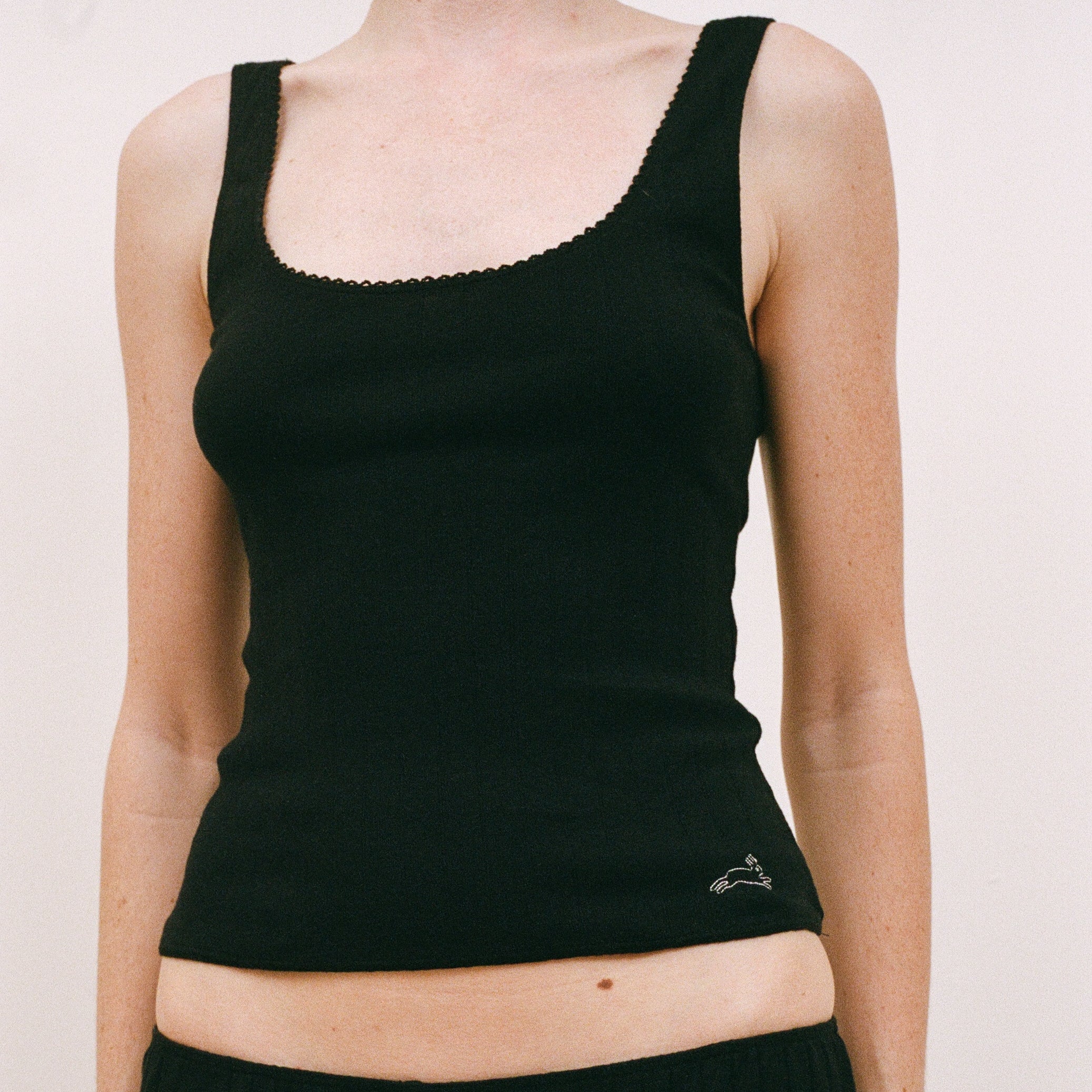 Pointelle Tank