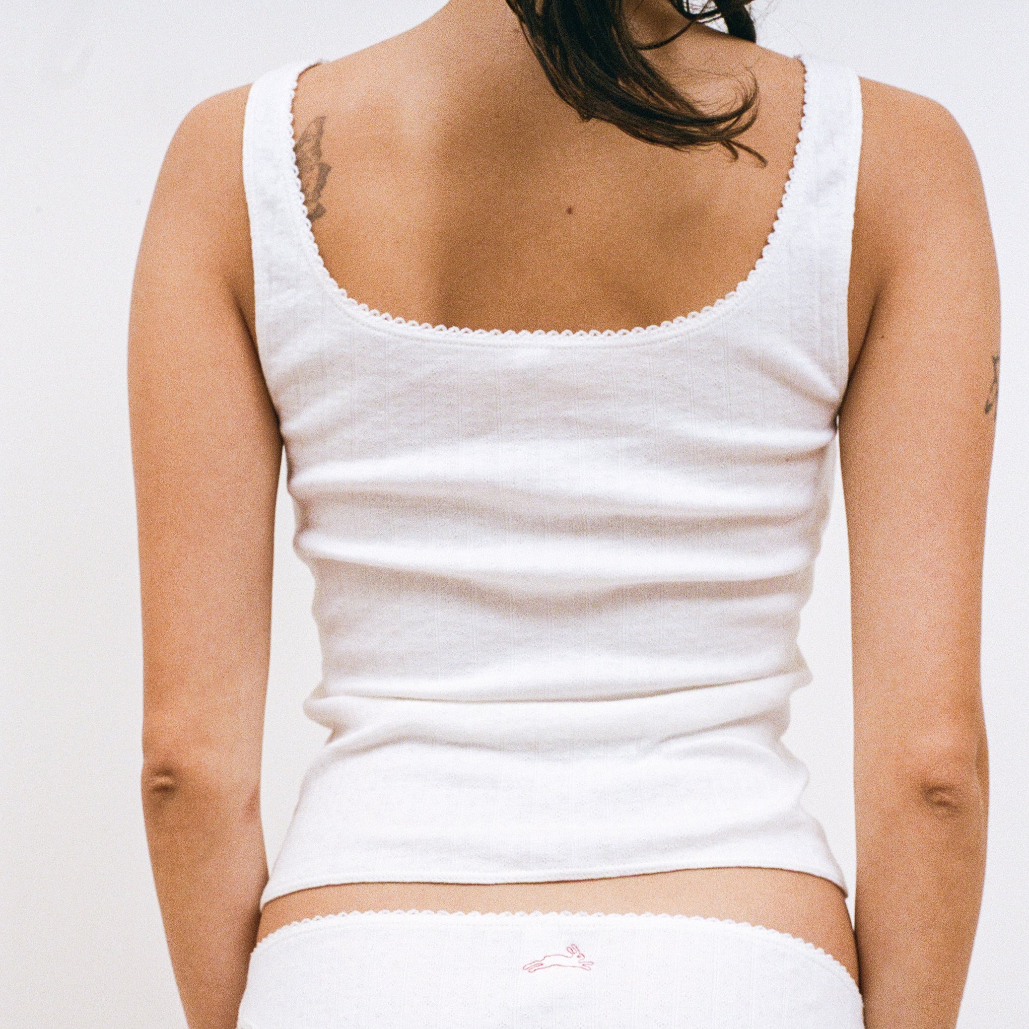 Pointelle Tank