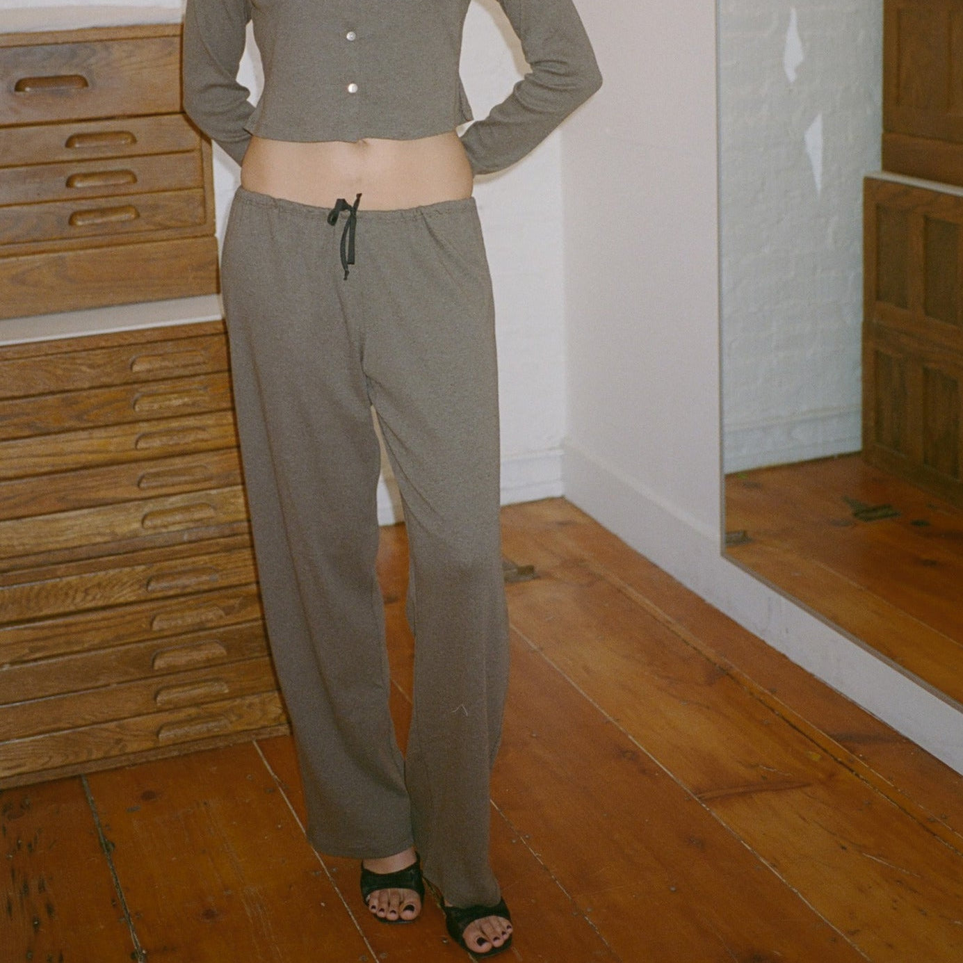 Drawstring Pants, Cocoa