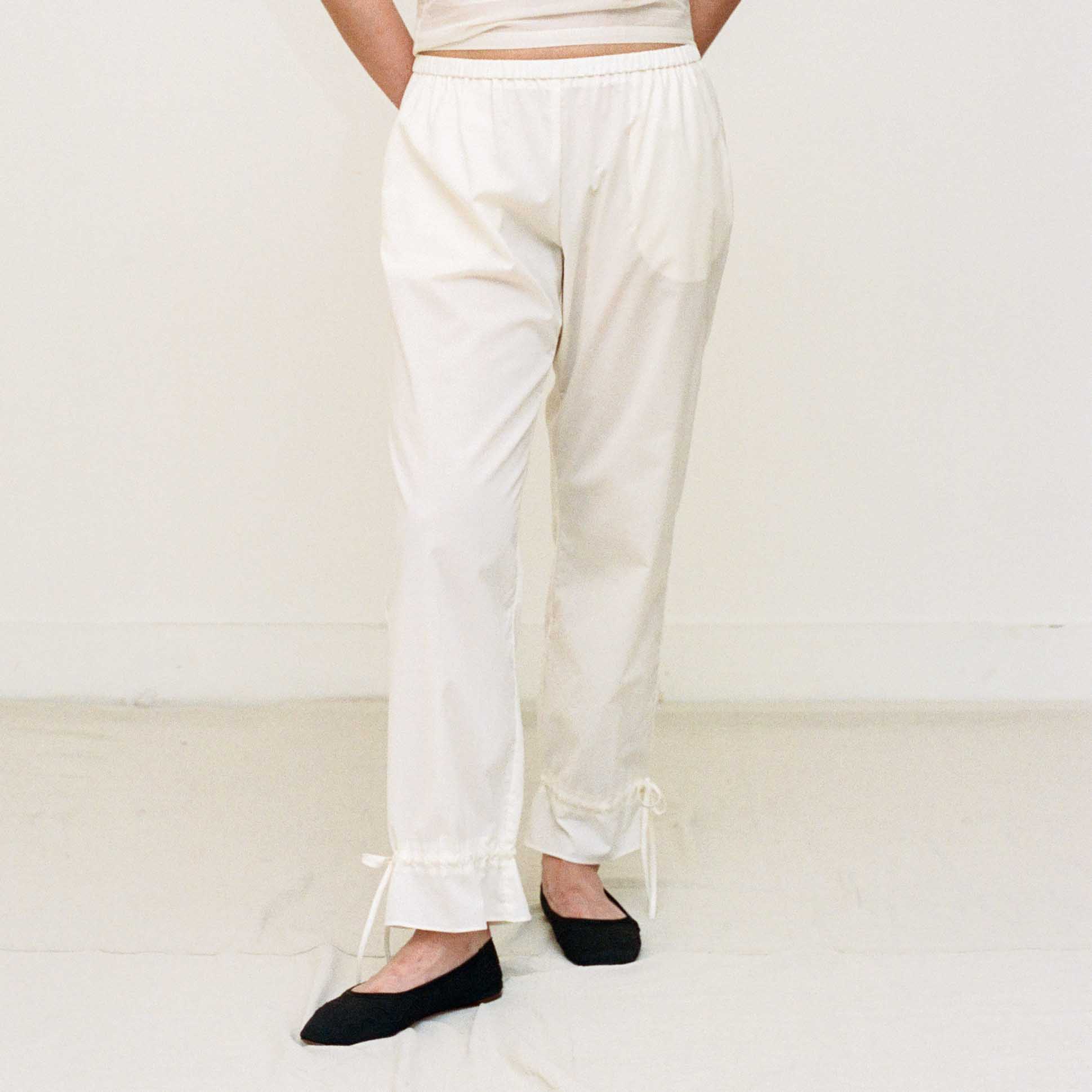 Batiste Cotton Tie Bloomer Pants