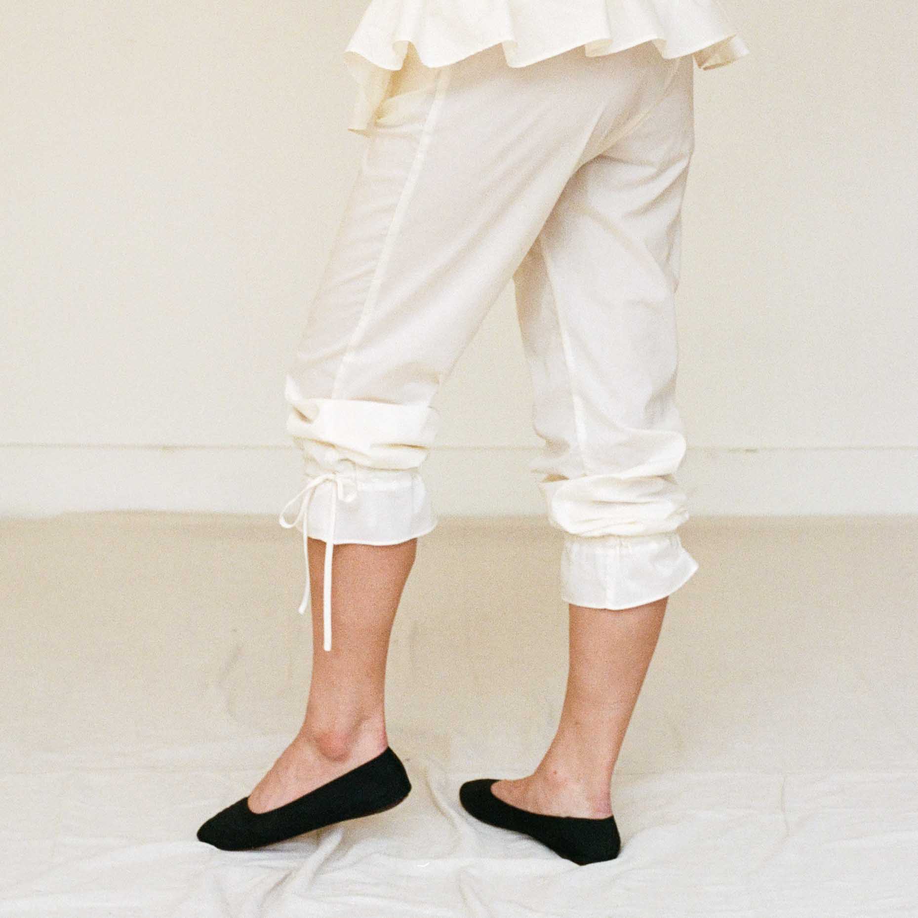 Batiste Cotton Tie Bloomer Pants