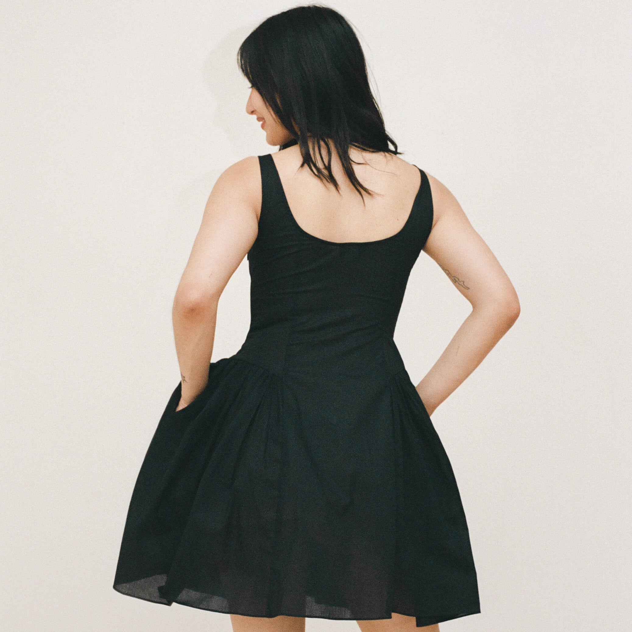 Black Picnic Dress