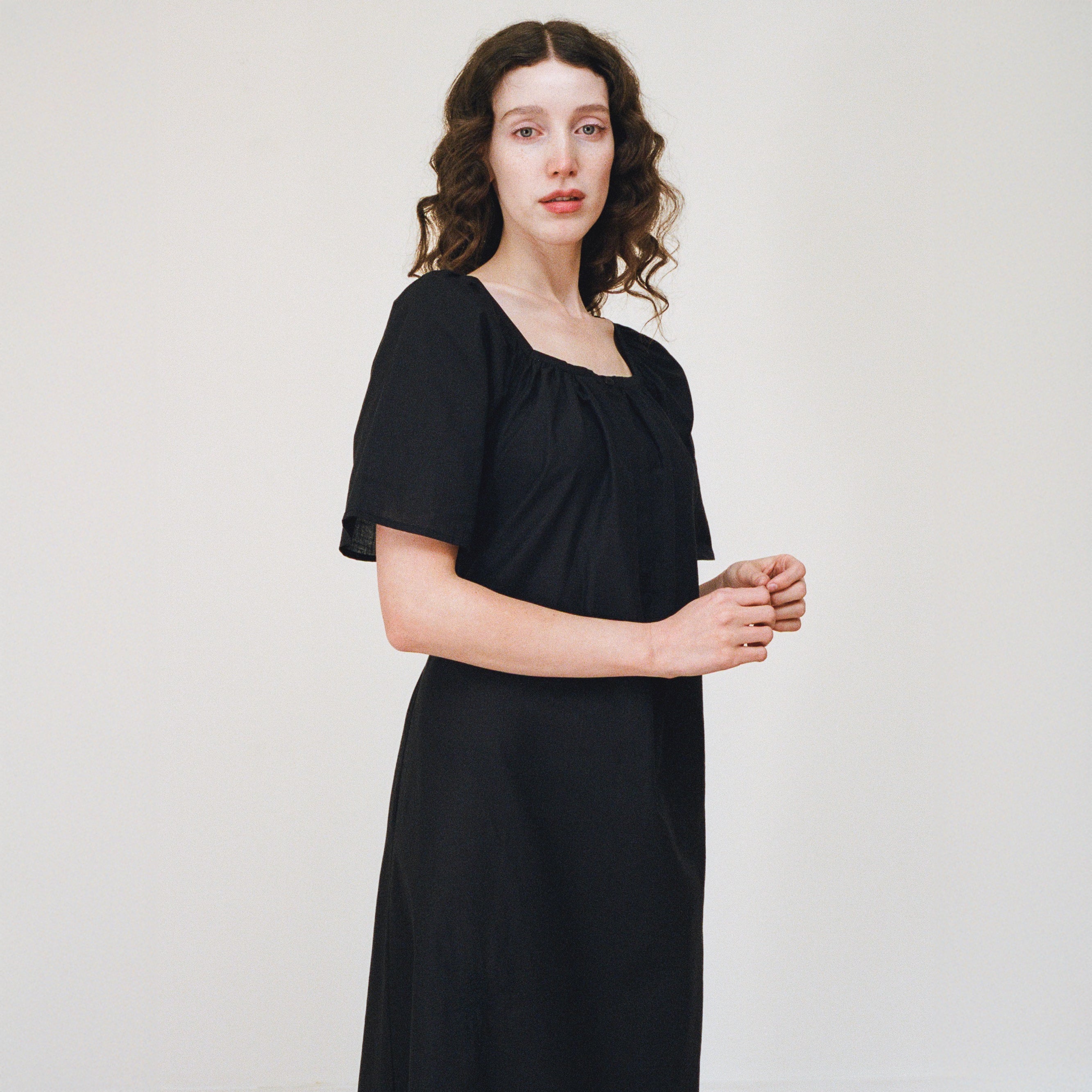 Lamb Nightdress, Black