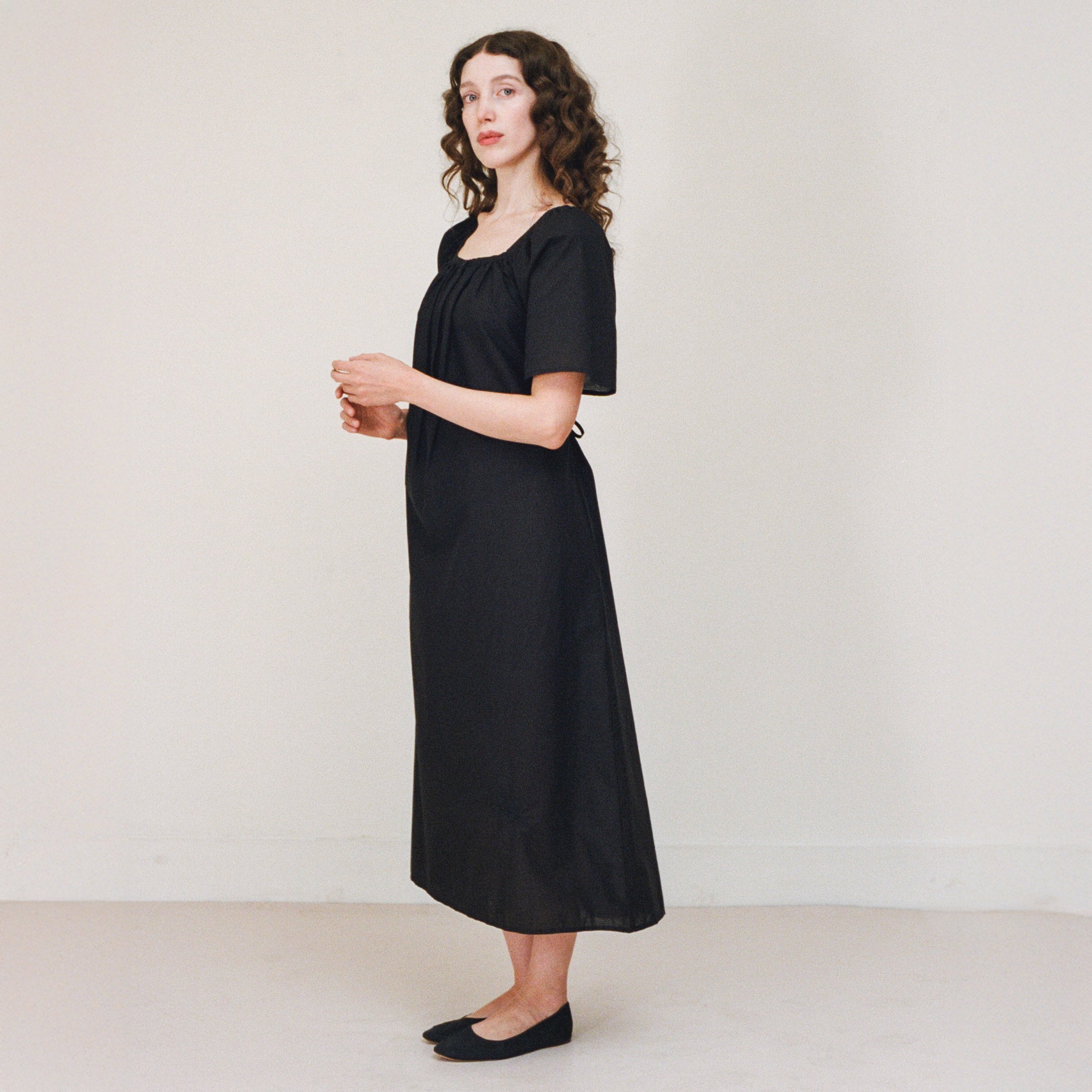 Lamb Nightdress, Black