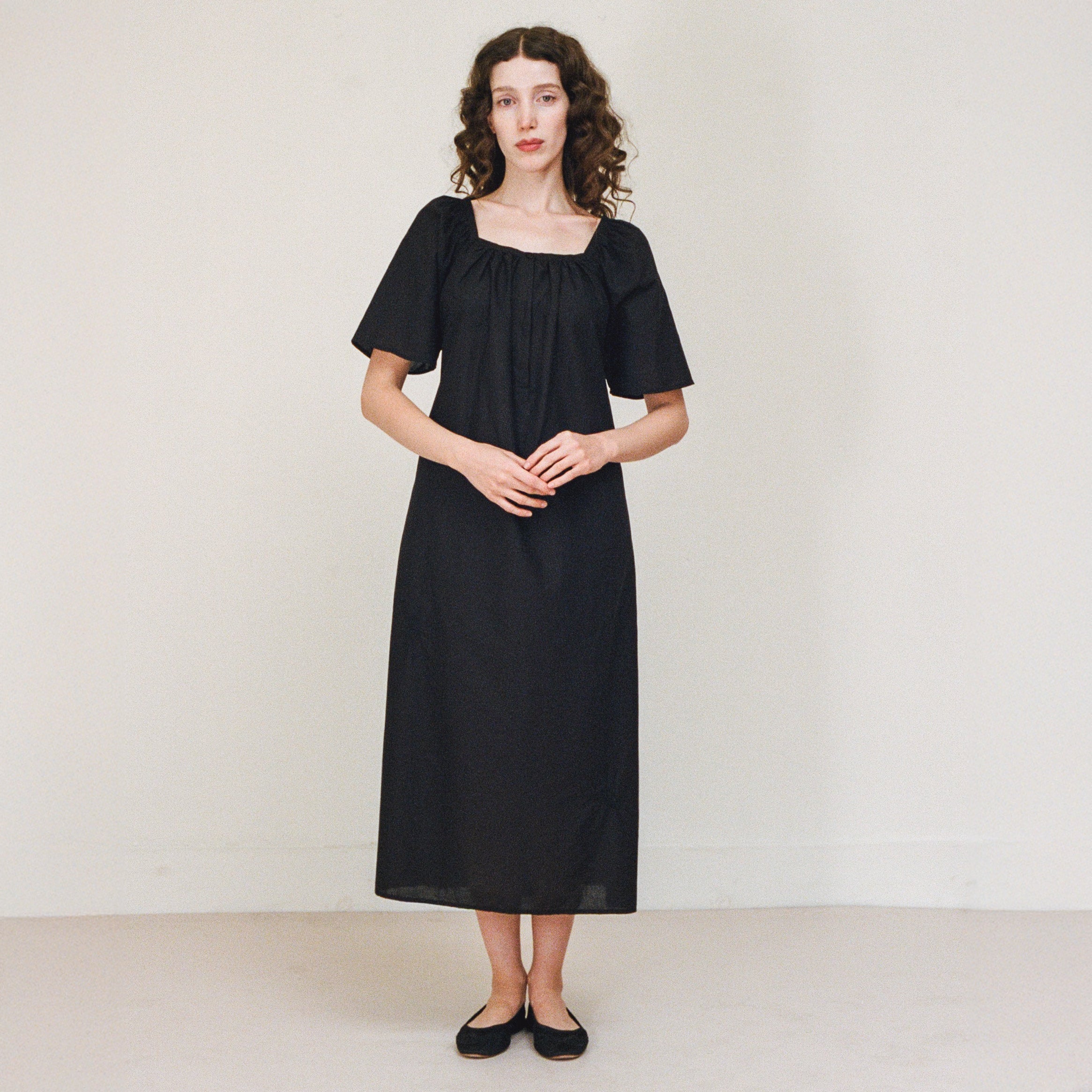 Lamb Nightdress, Black