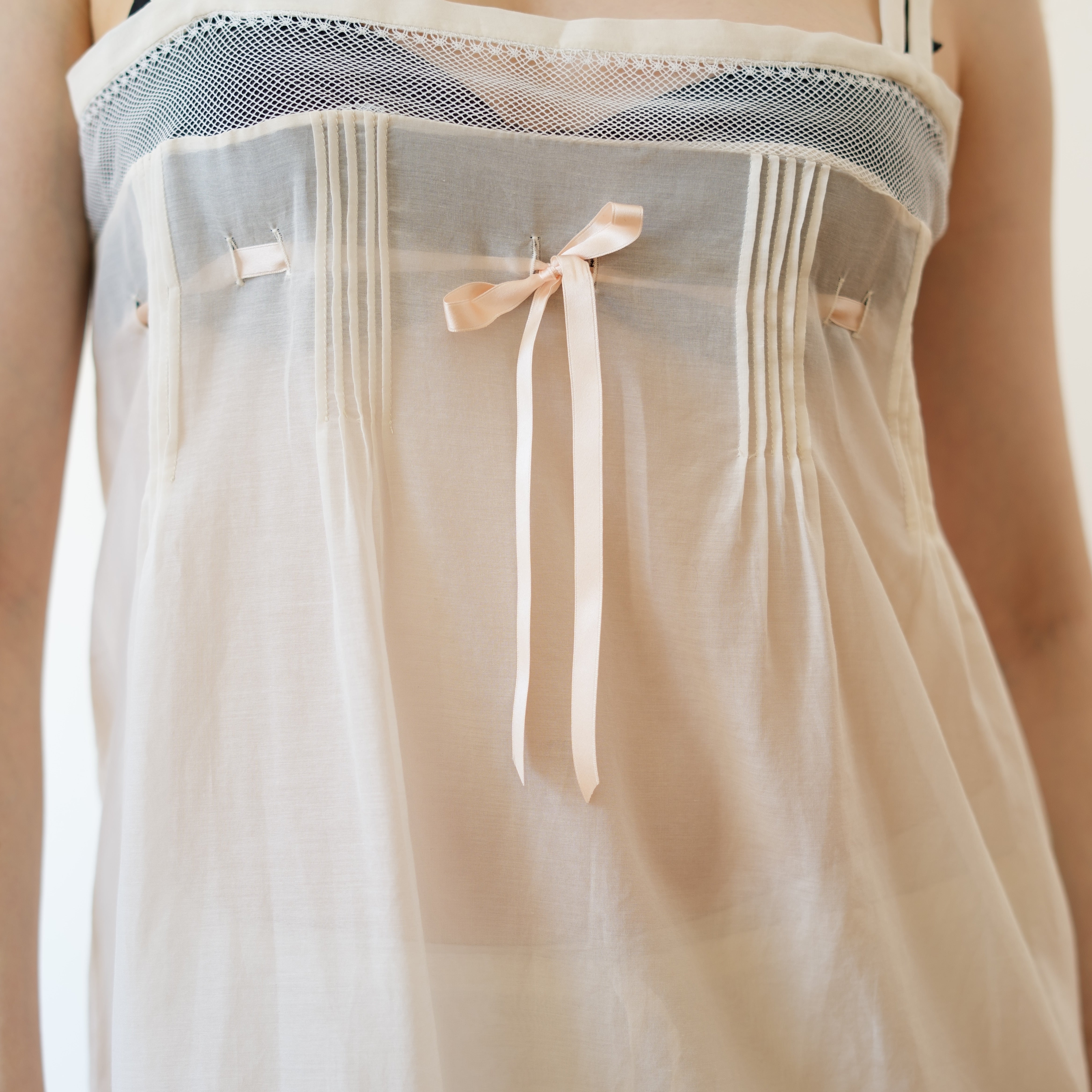 Torchon Lace Dress, Ivory