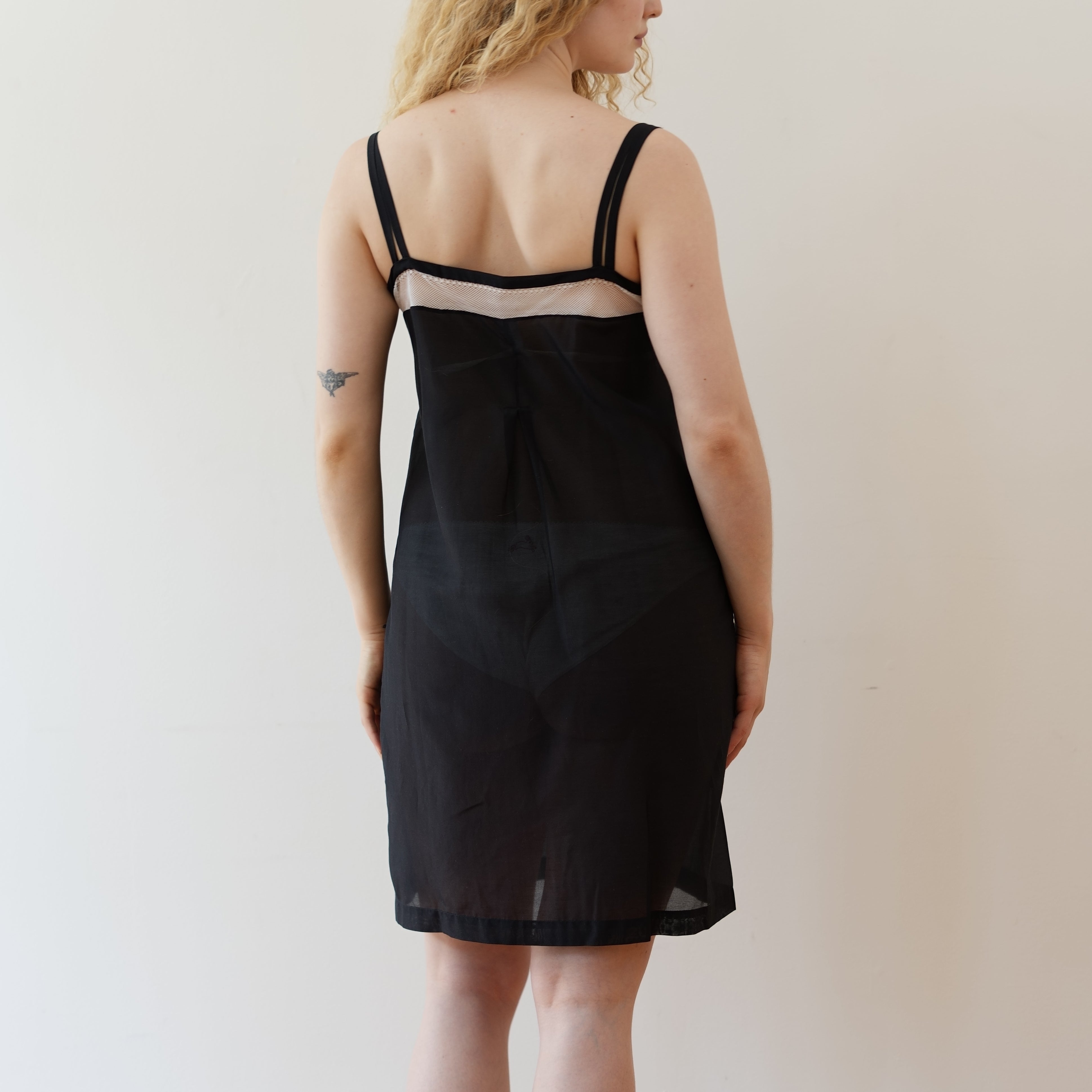 Torchon Lace Dress, Black