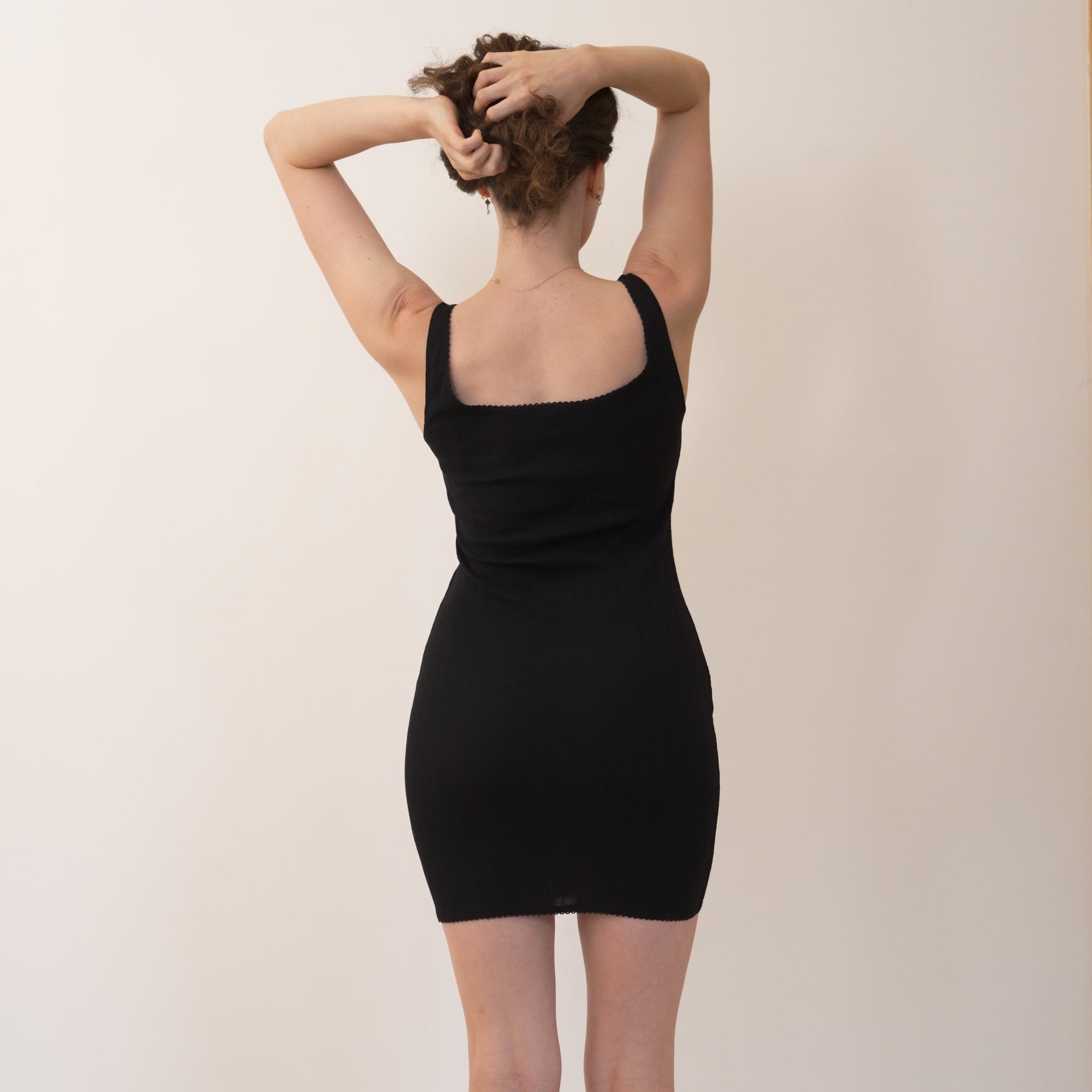 Pointelle Tank Mini Dress