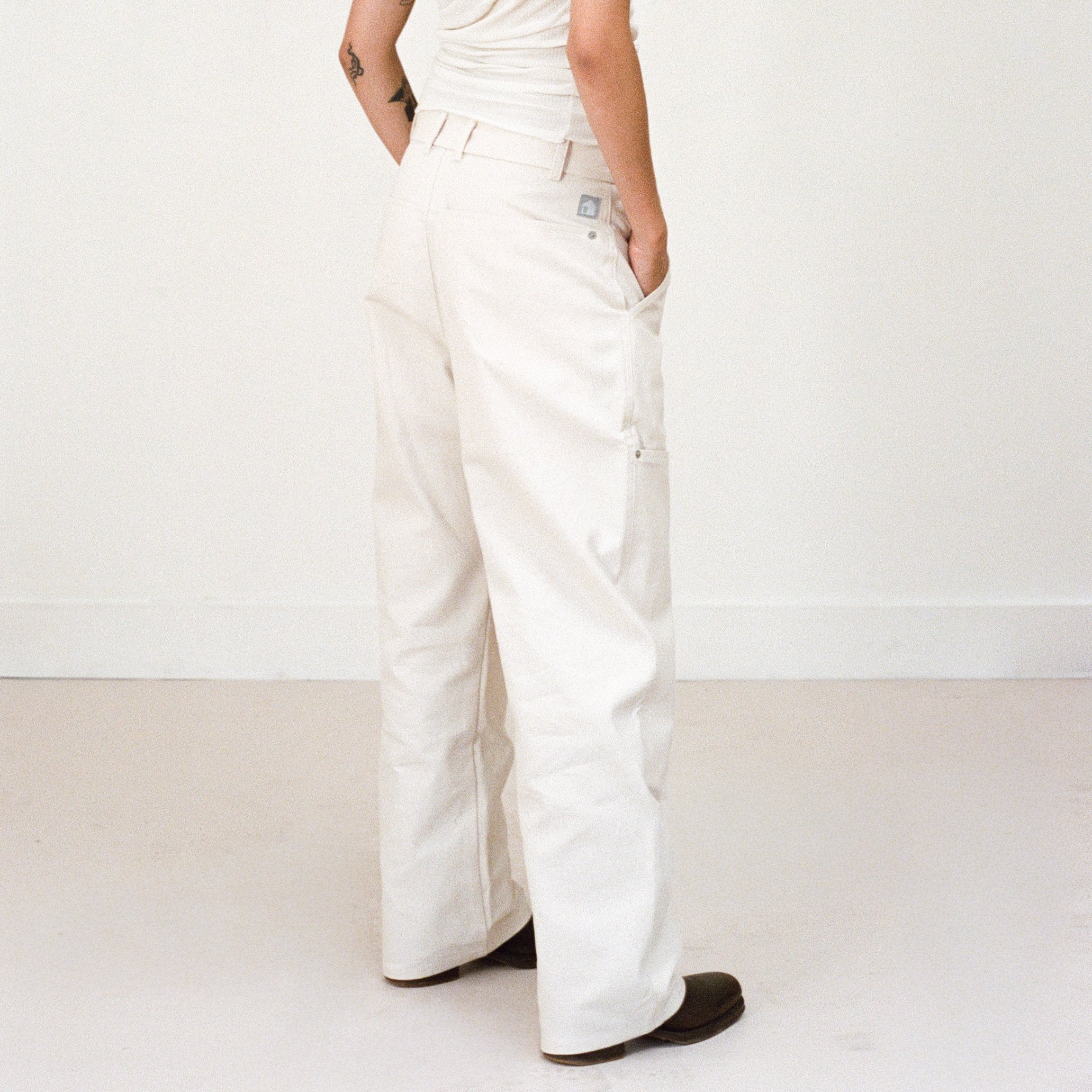 Deep-Pocket Work Pants, Canvas