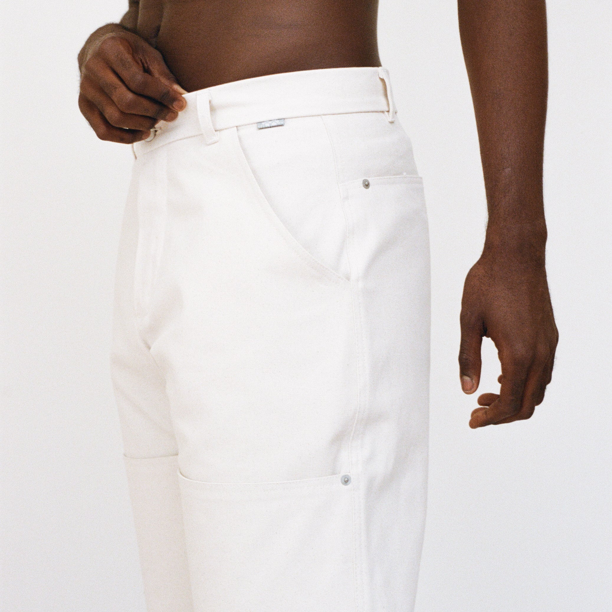 Deep-Pocket Work Pants, Canvas