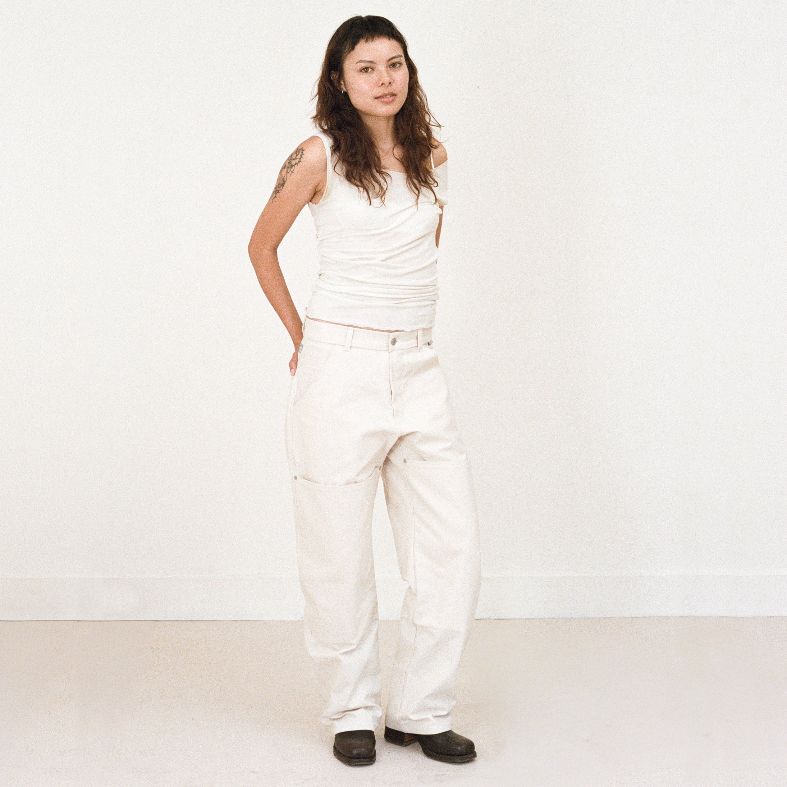 Deep-Pocket Work Pants, Canvas