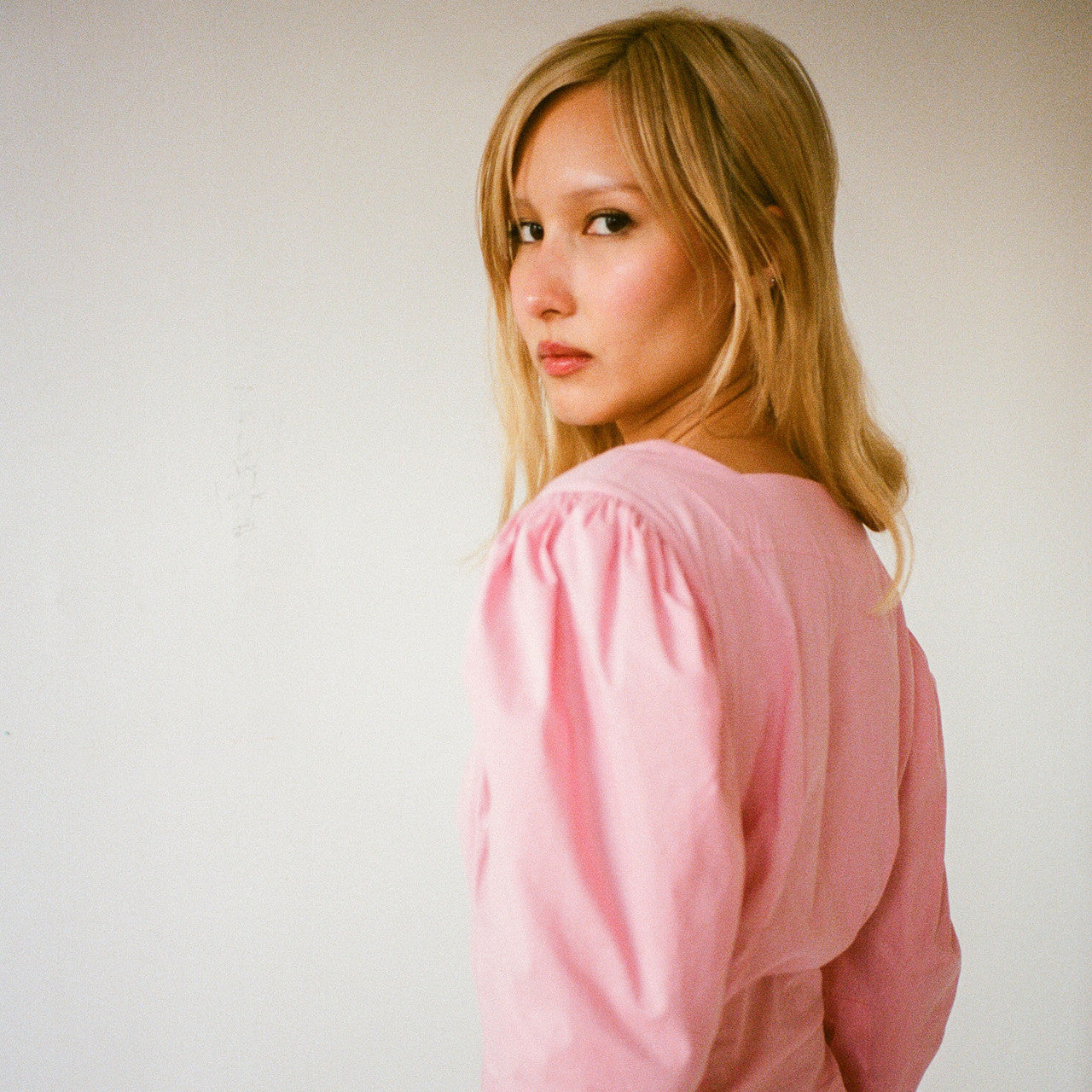 Rose Pink Adele Cotton Dress (50% off)