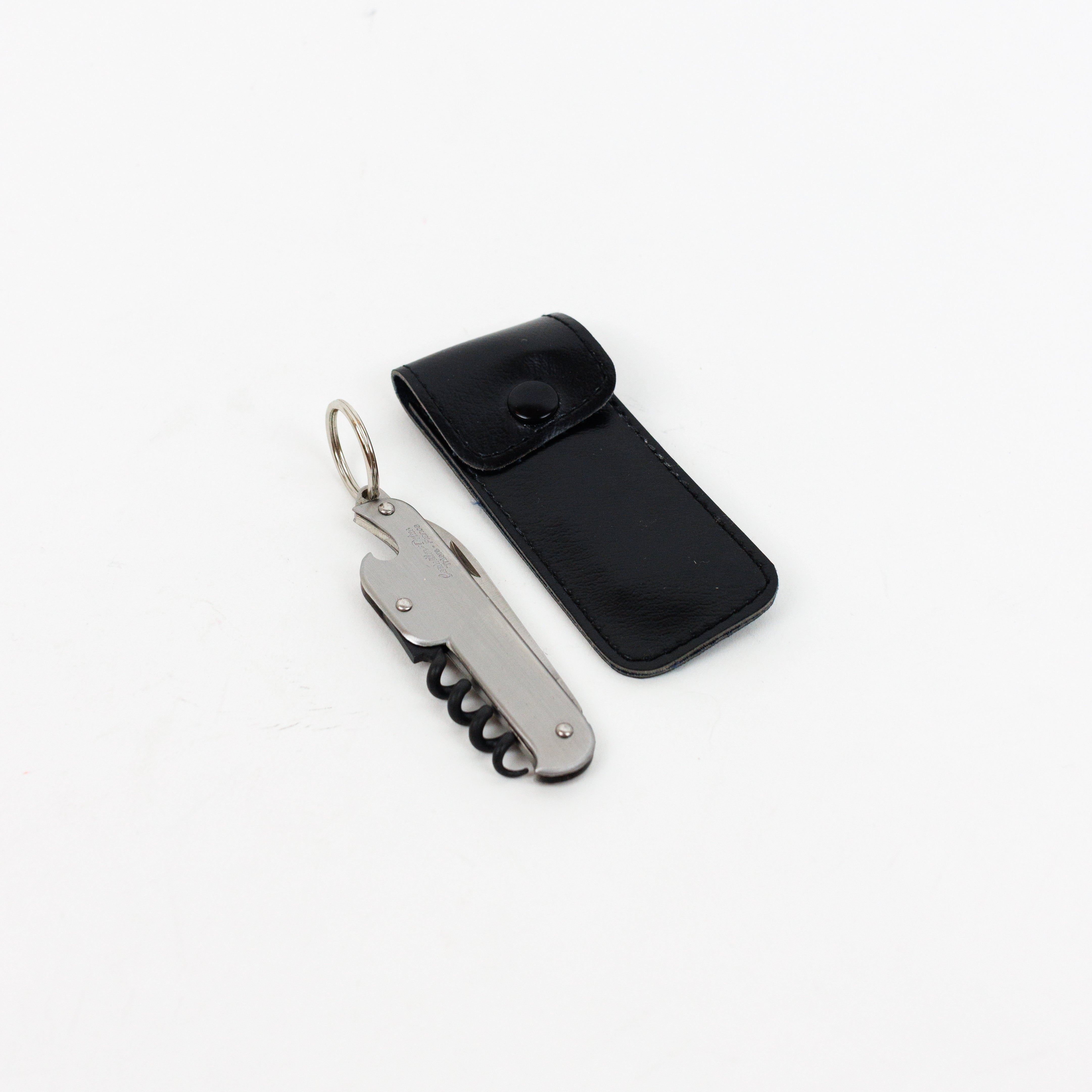 Stainless Steel Key Ring Corkscrew