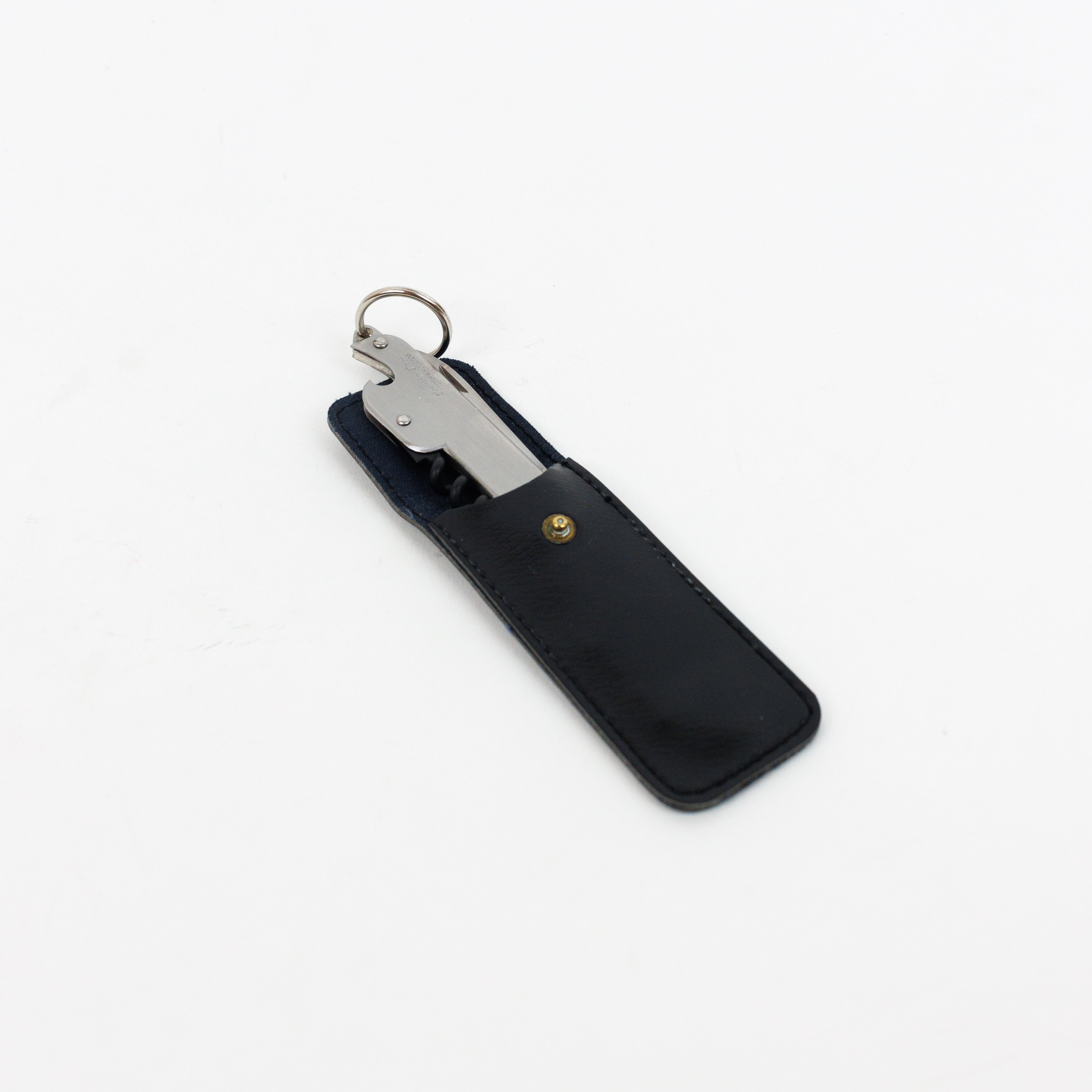 Stainless Steel Key Ring Corkscrew