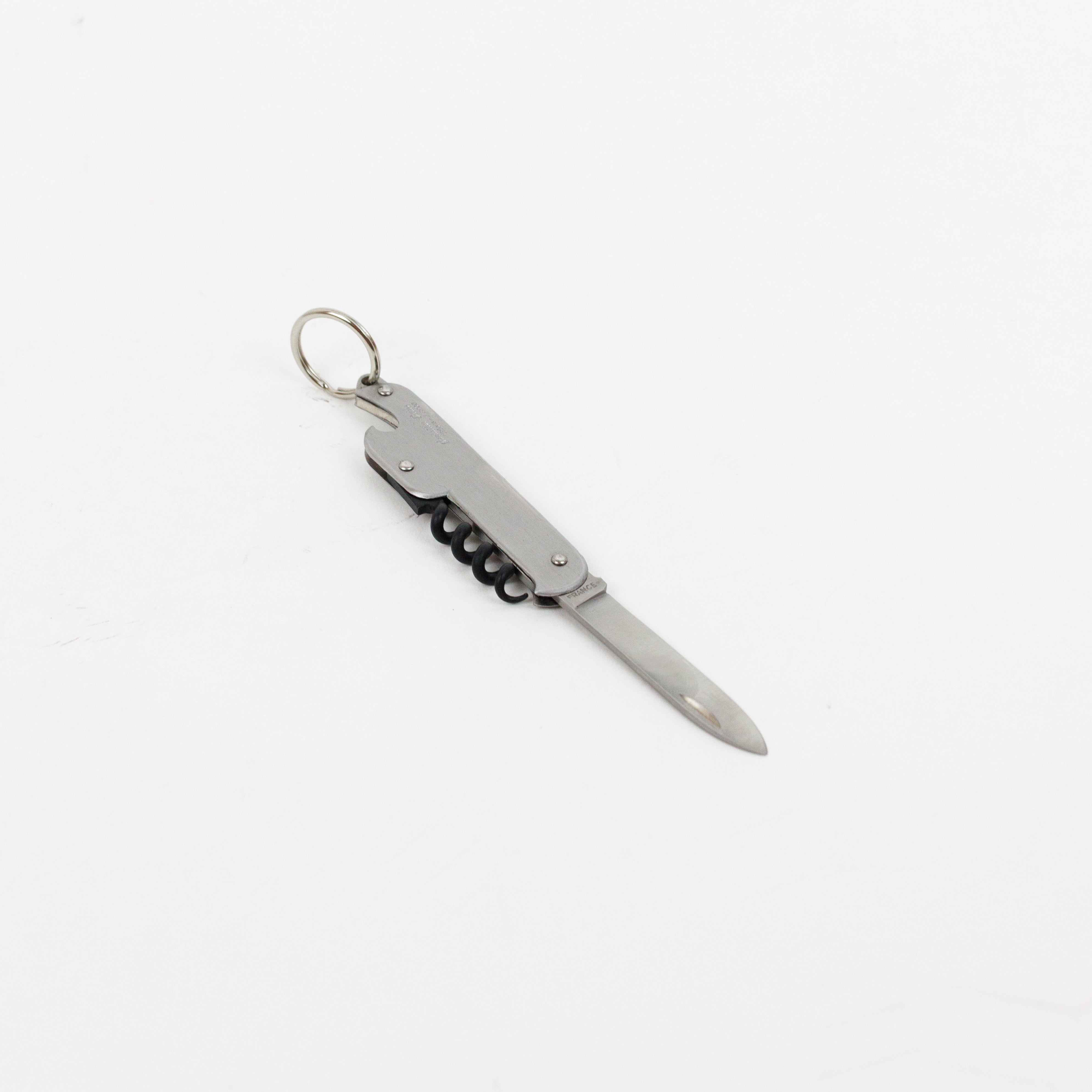 Stainless Steel Key Ring Corkscrew