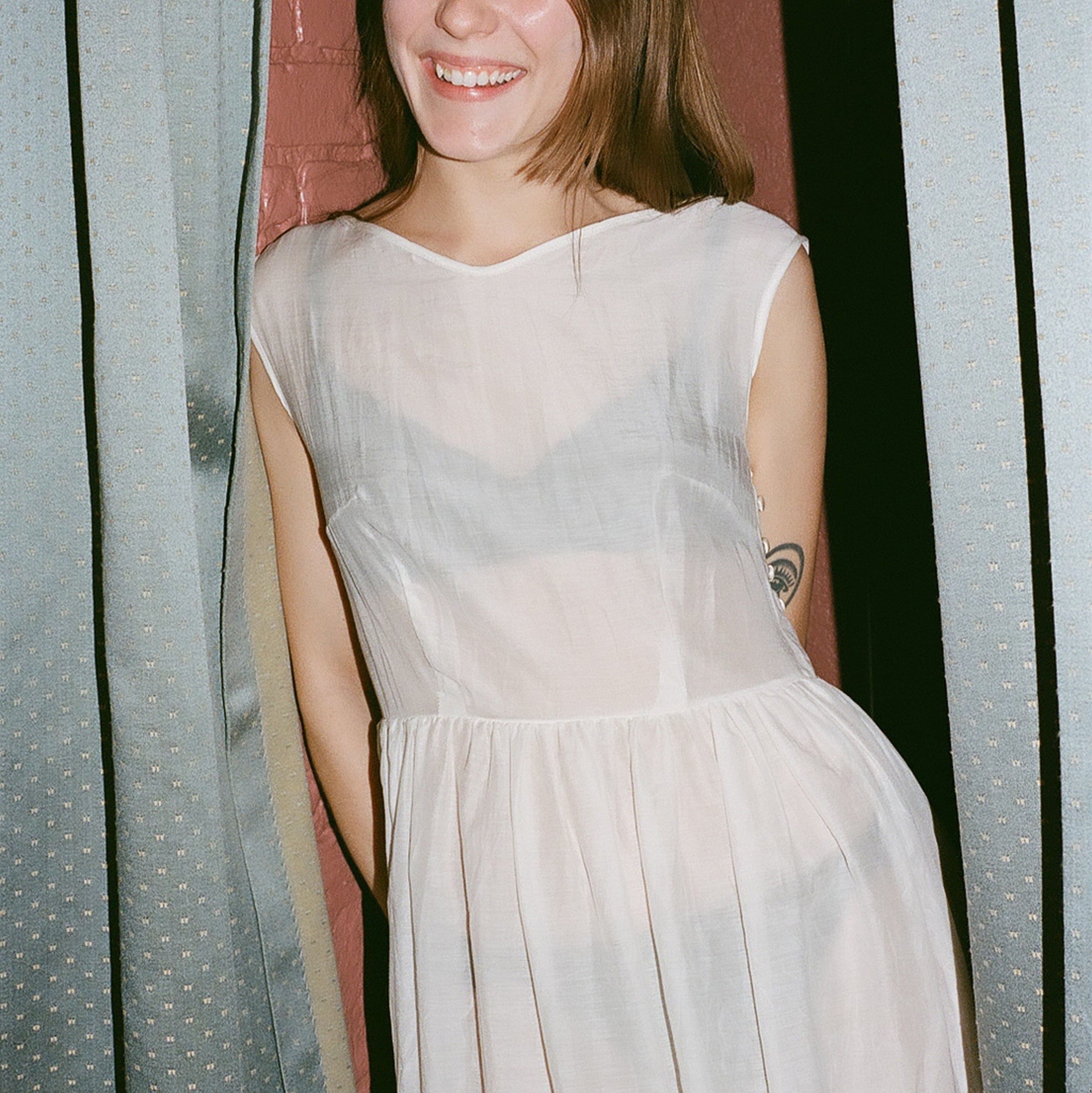 Silk & Cotton Ghost Dress