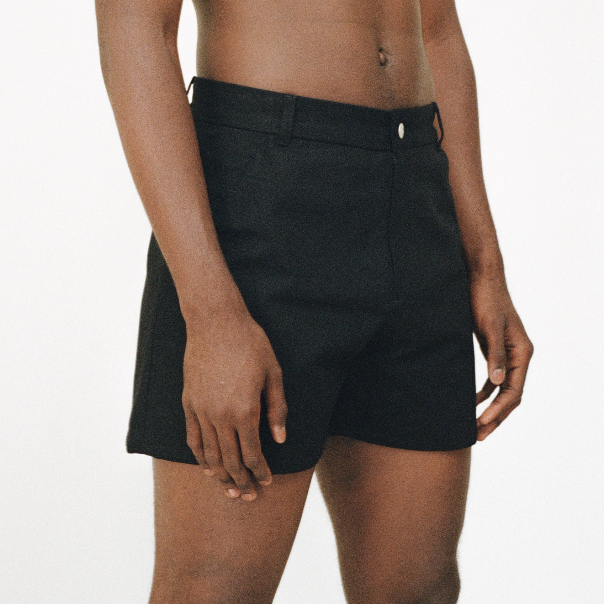 Deep-Pocket Work Shorts, Black