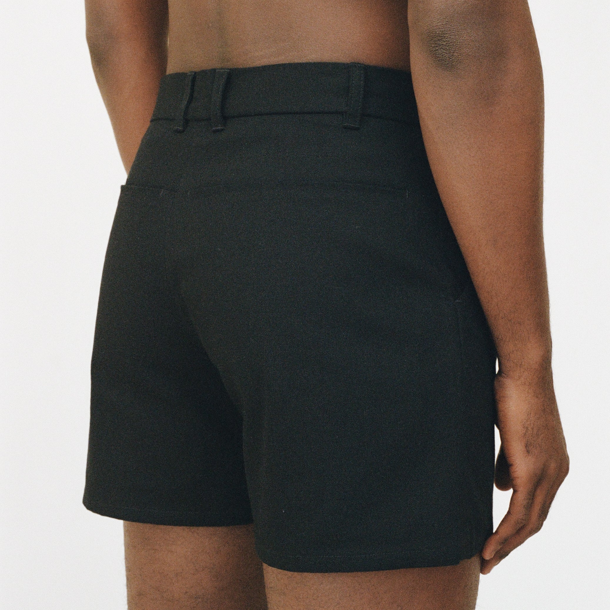 Deep-Pocket Work Shorts, Black