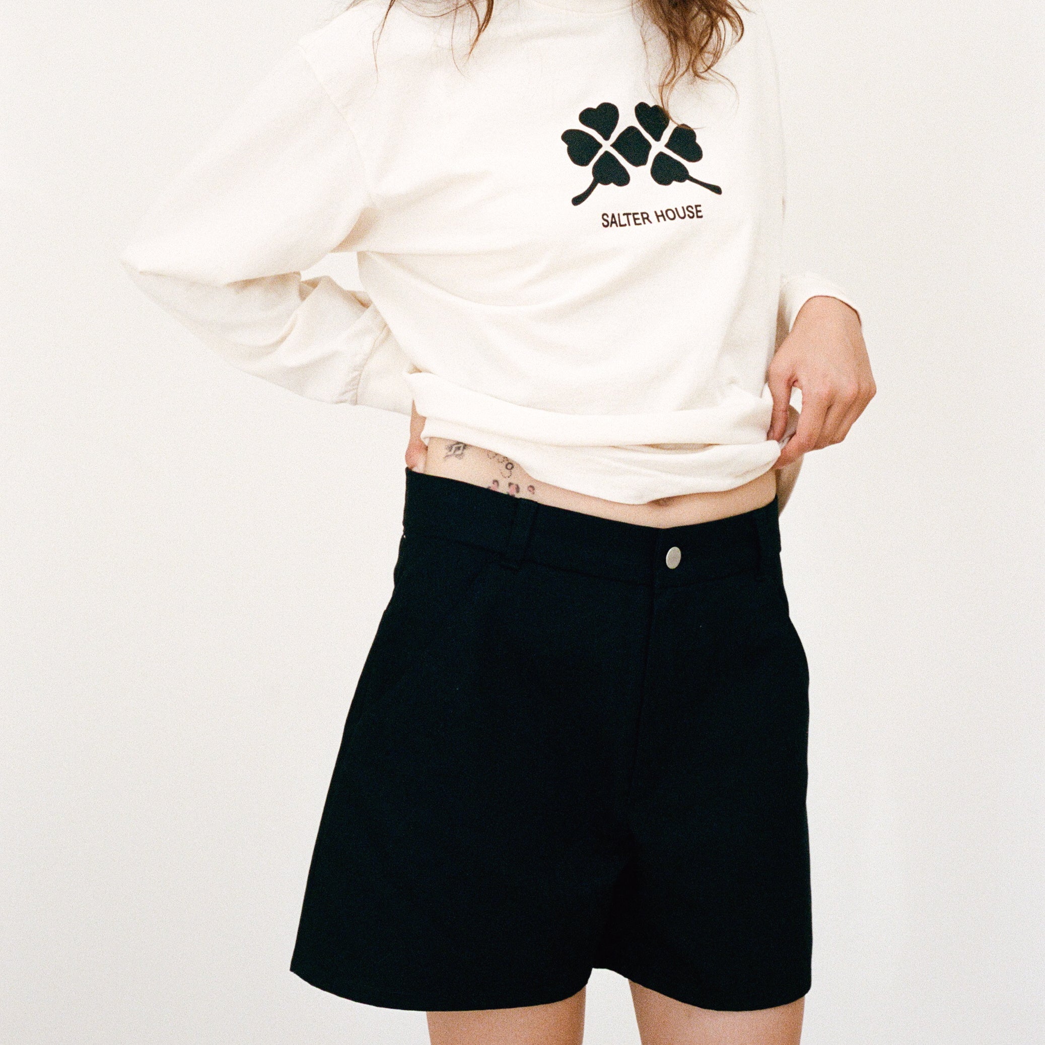 Deep-Pocket Work Shorts, Black