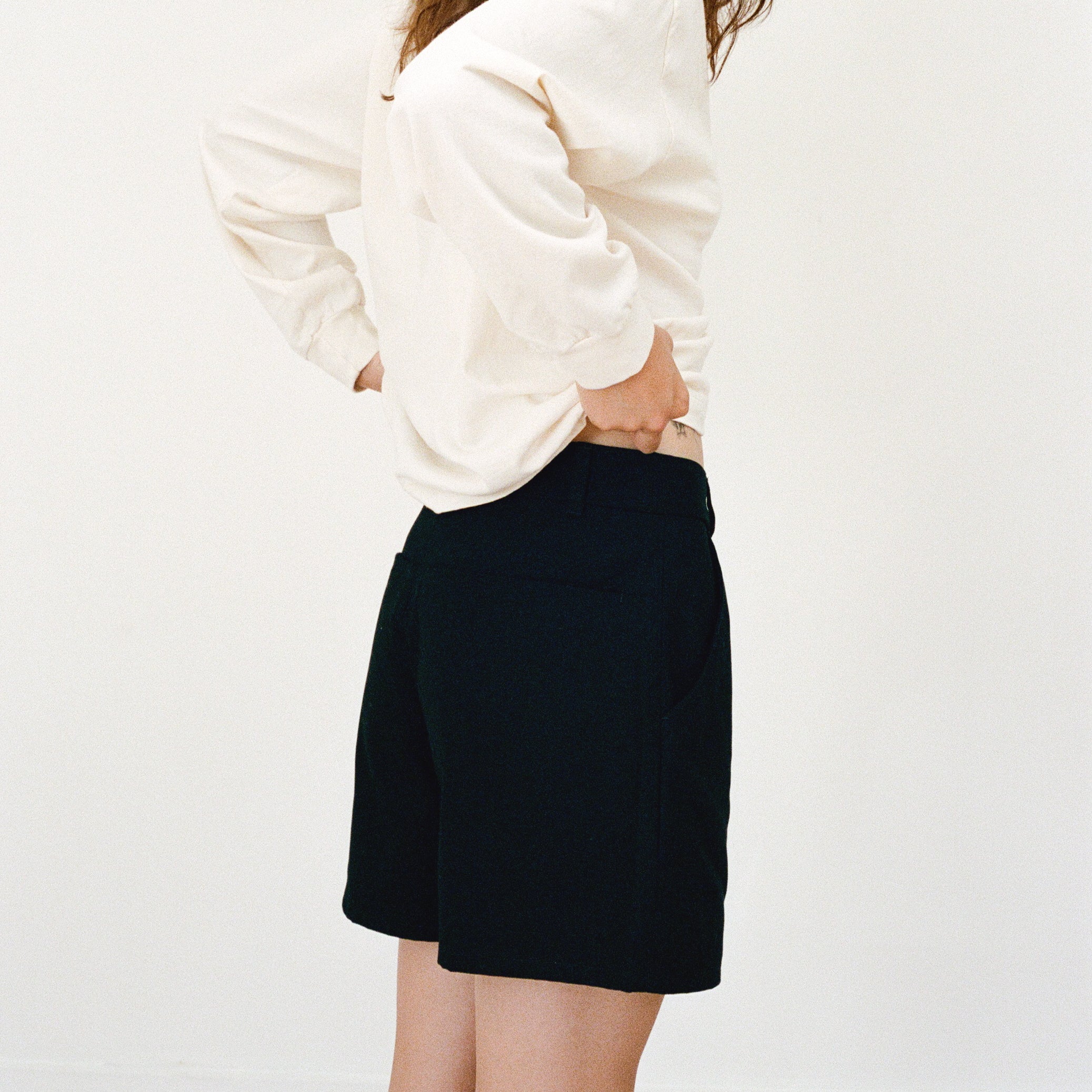 Deep-Pocket Work Shorts, Black