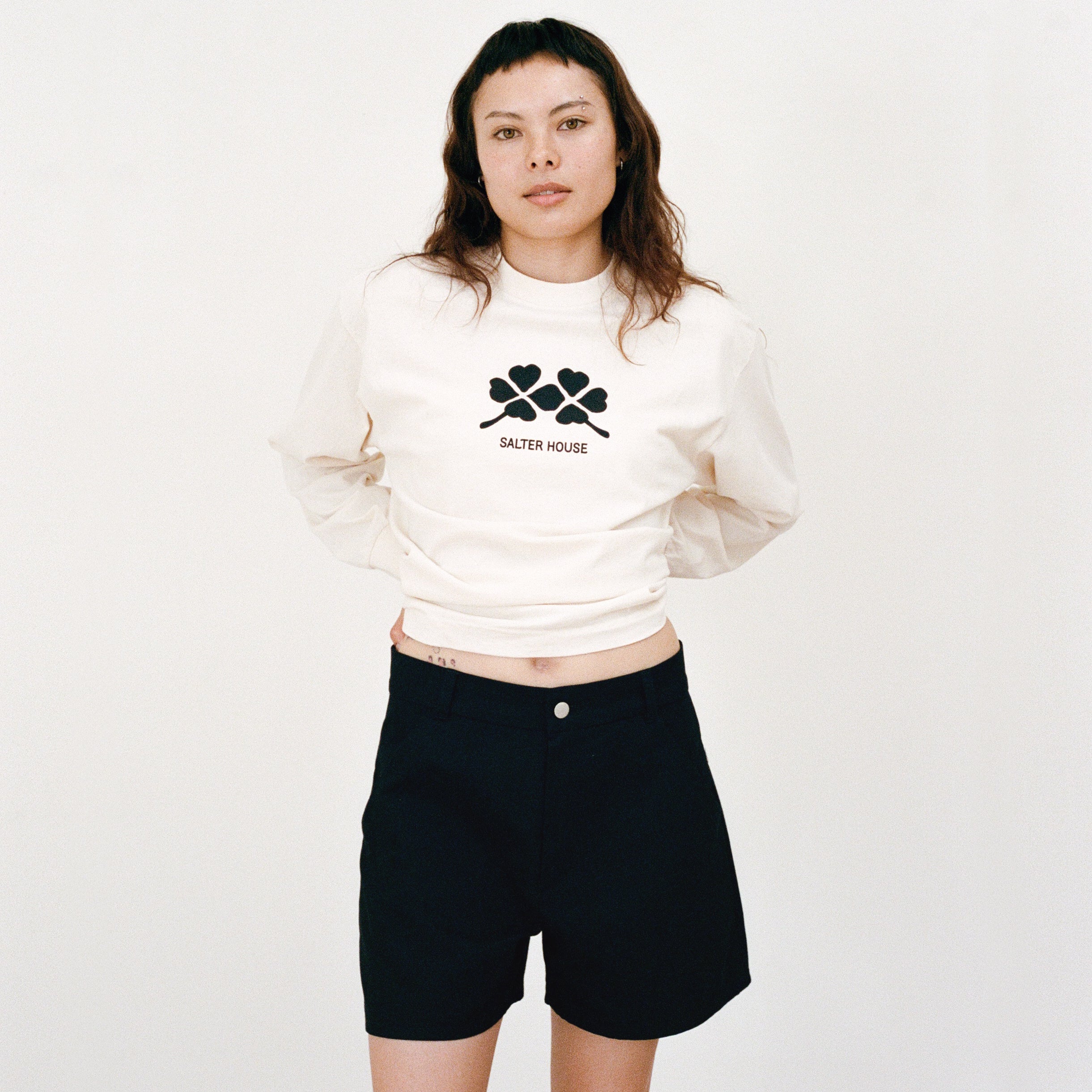 Deep-Pocket Work Shorts, Black