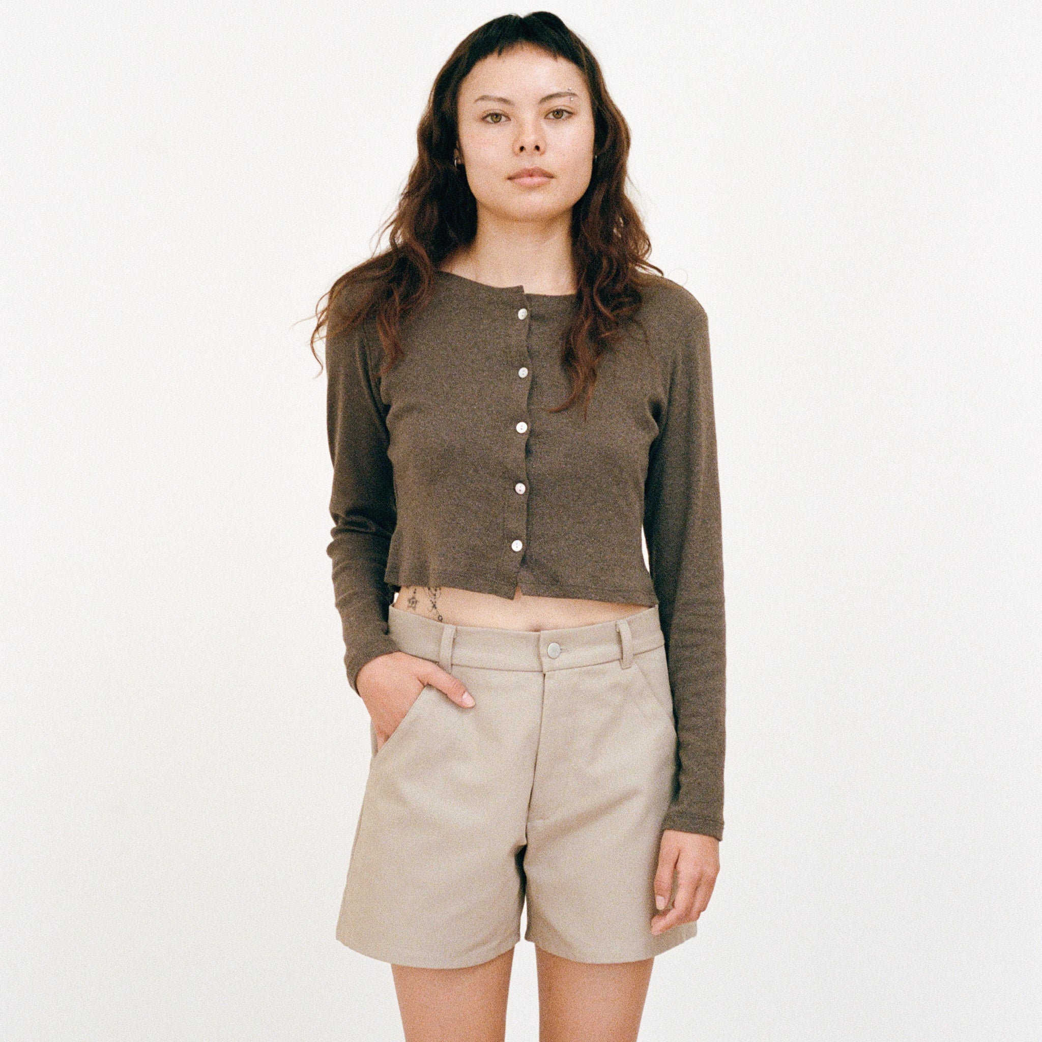 Deep-Pocket Work Shorts, Sand