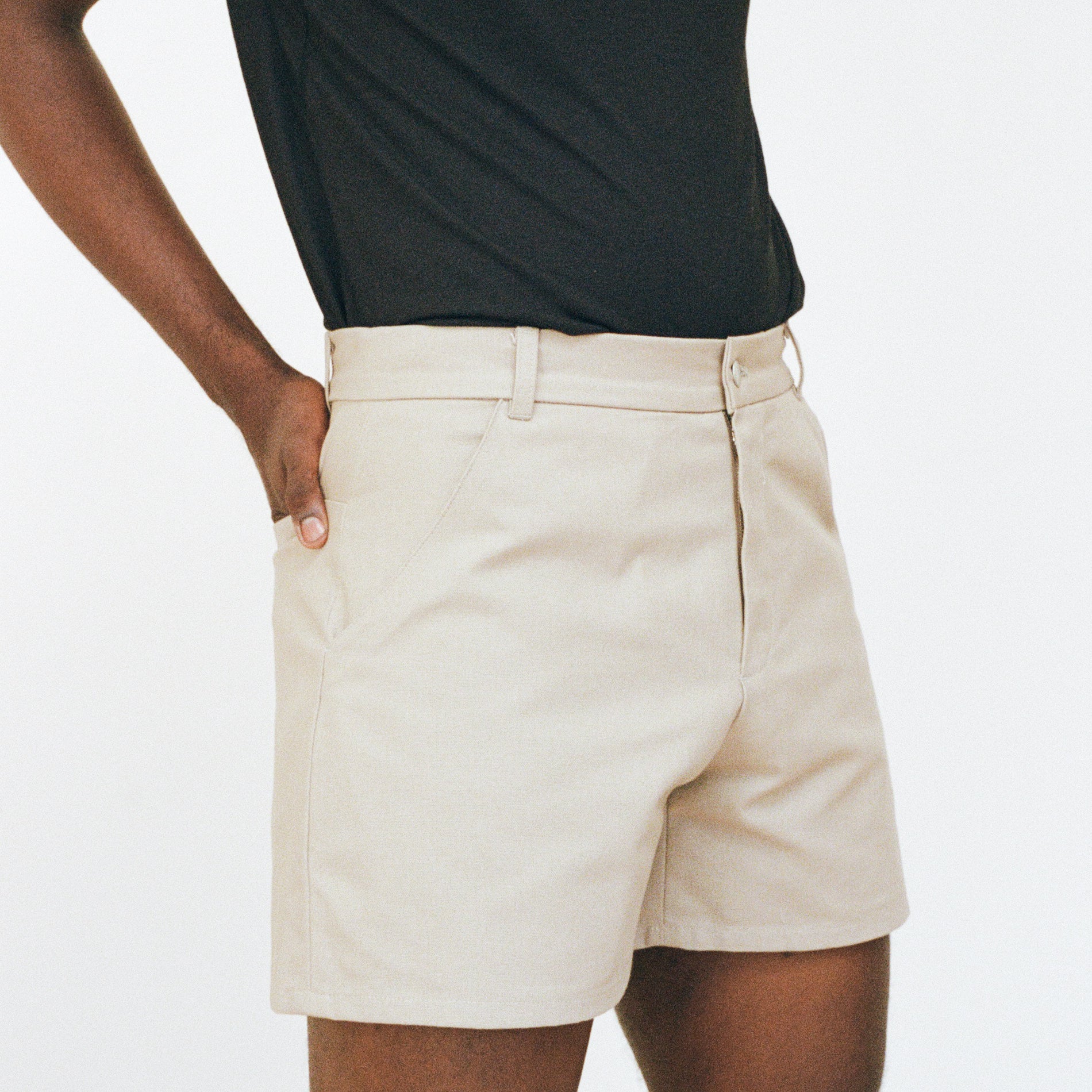 Deep-Pocket Work Shorts, Sand
