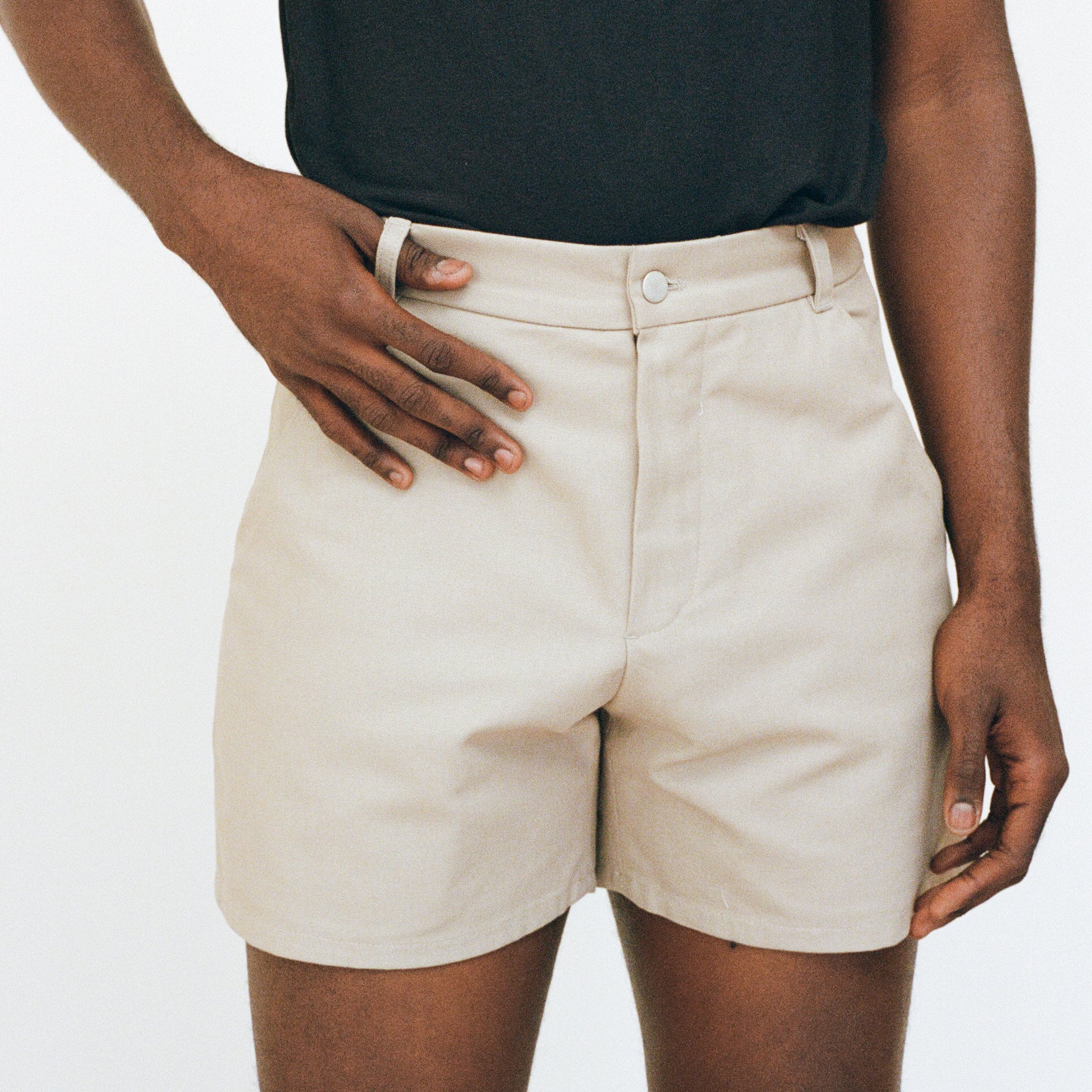 Deep-Pocket Work Shorts, Sand