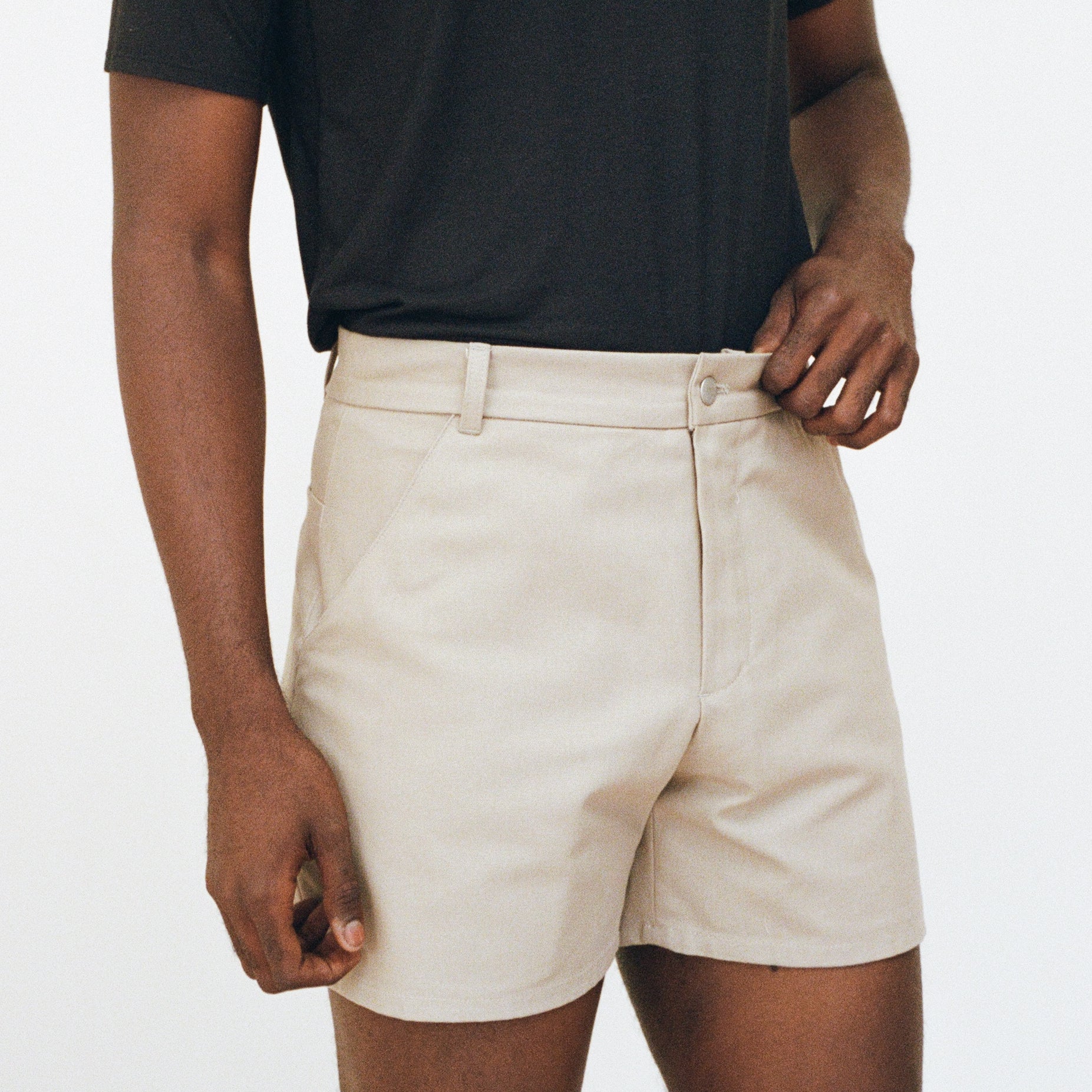 Deep-Pocket Work Shorts, Sand