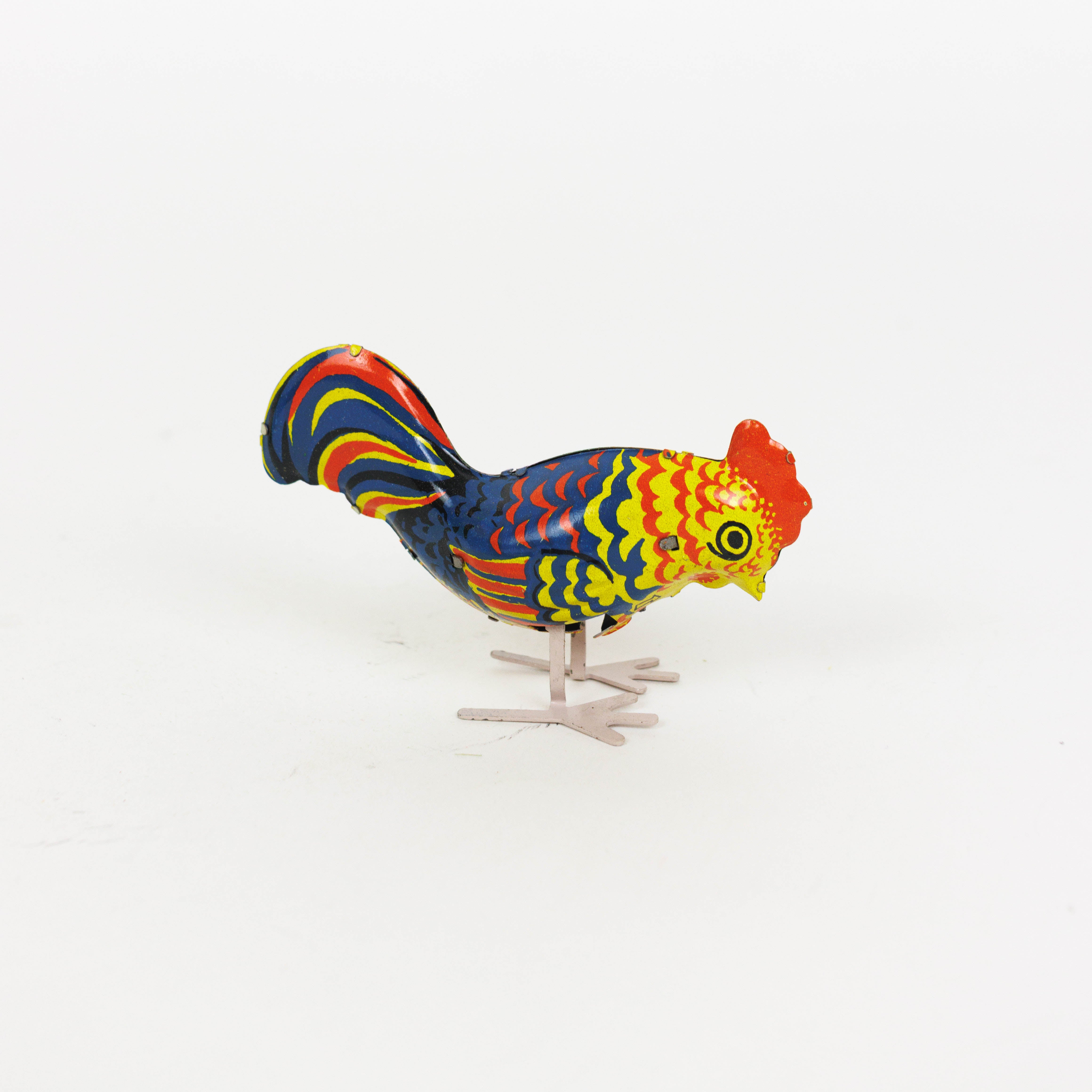 Antique Pecking Rooster
