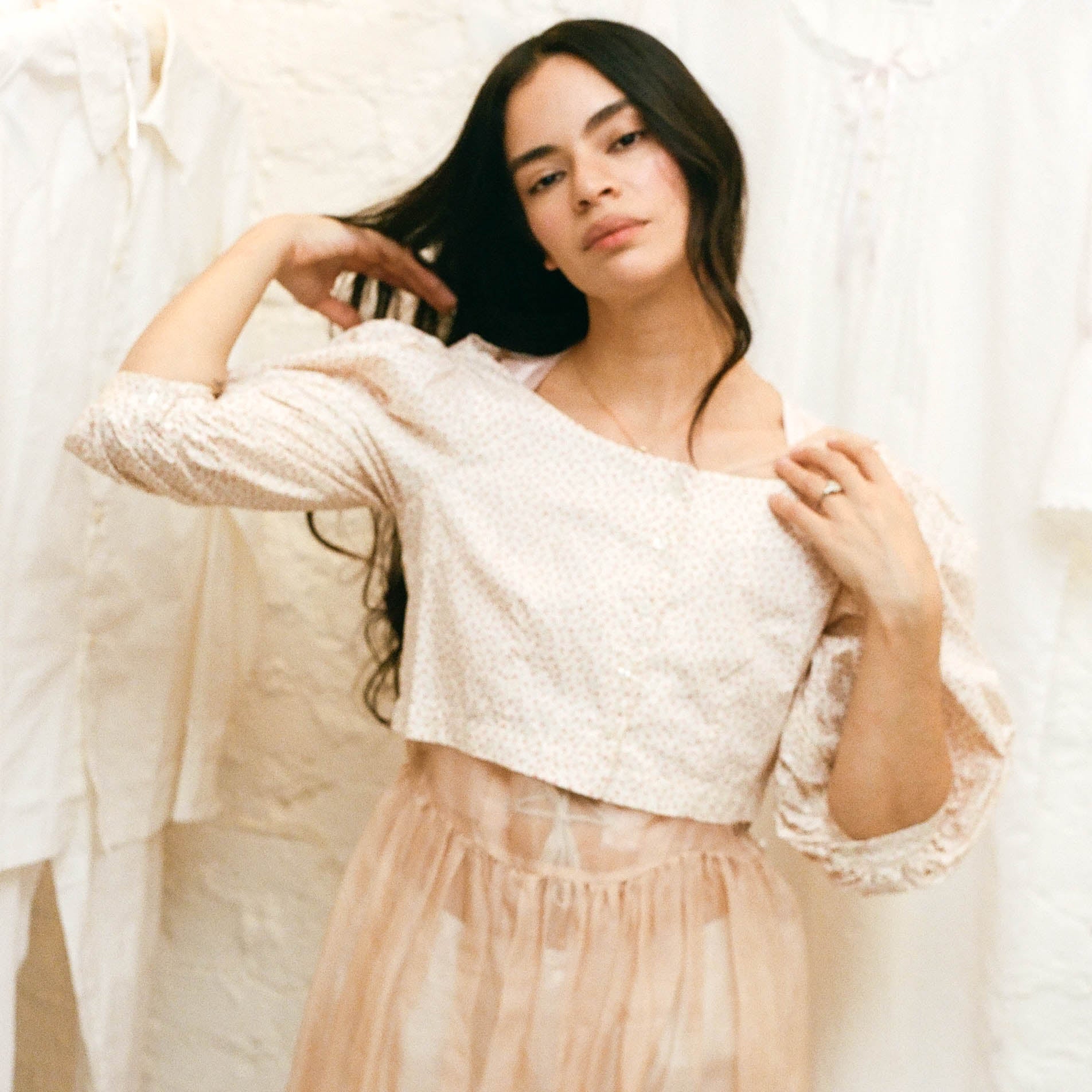 Emma Blouse Pink Primrose (50% off)
