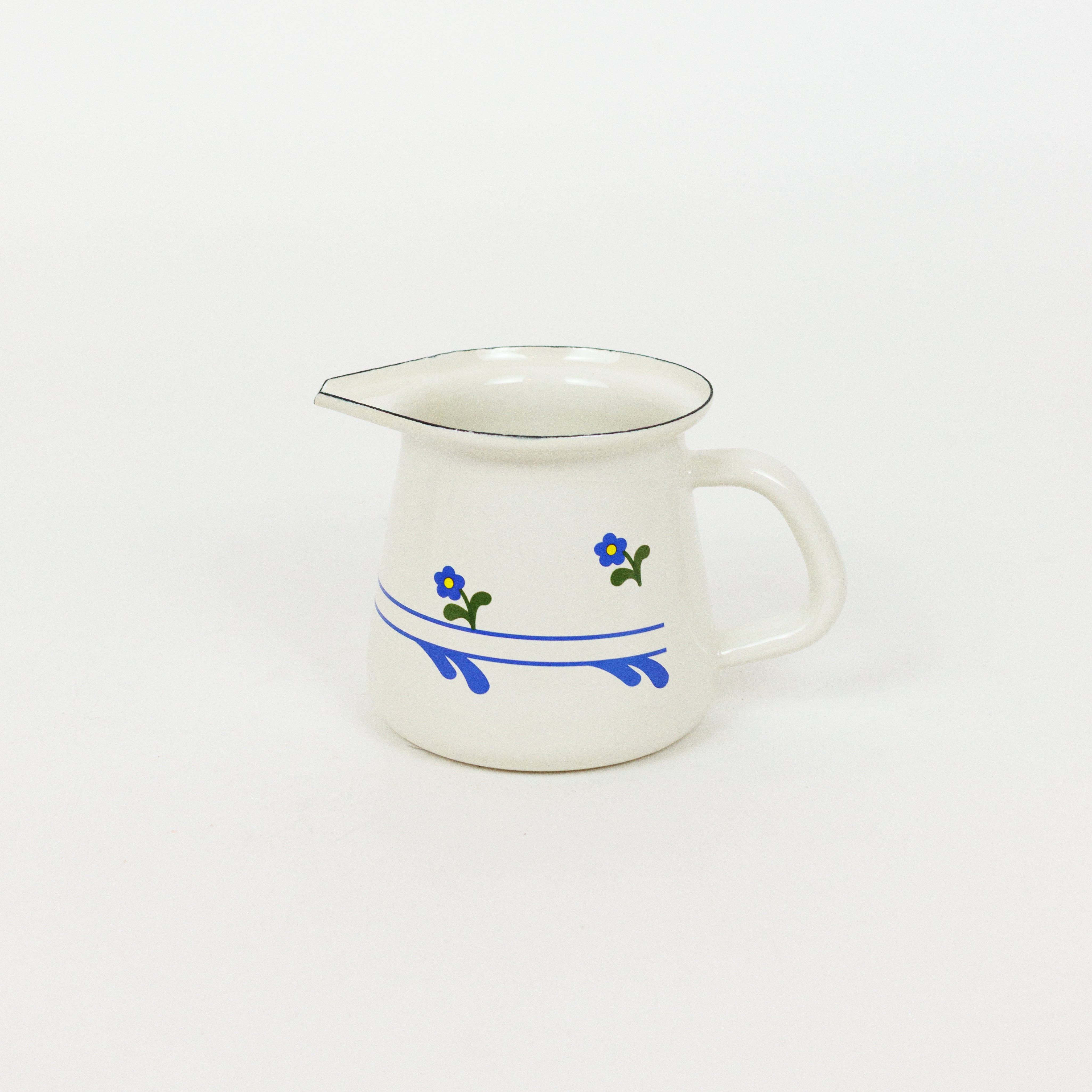 Enamel Flower Jug