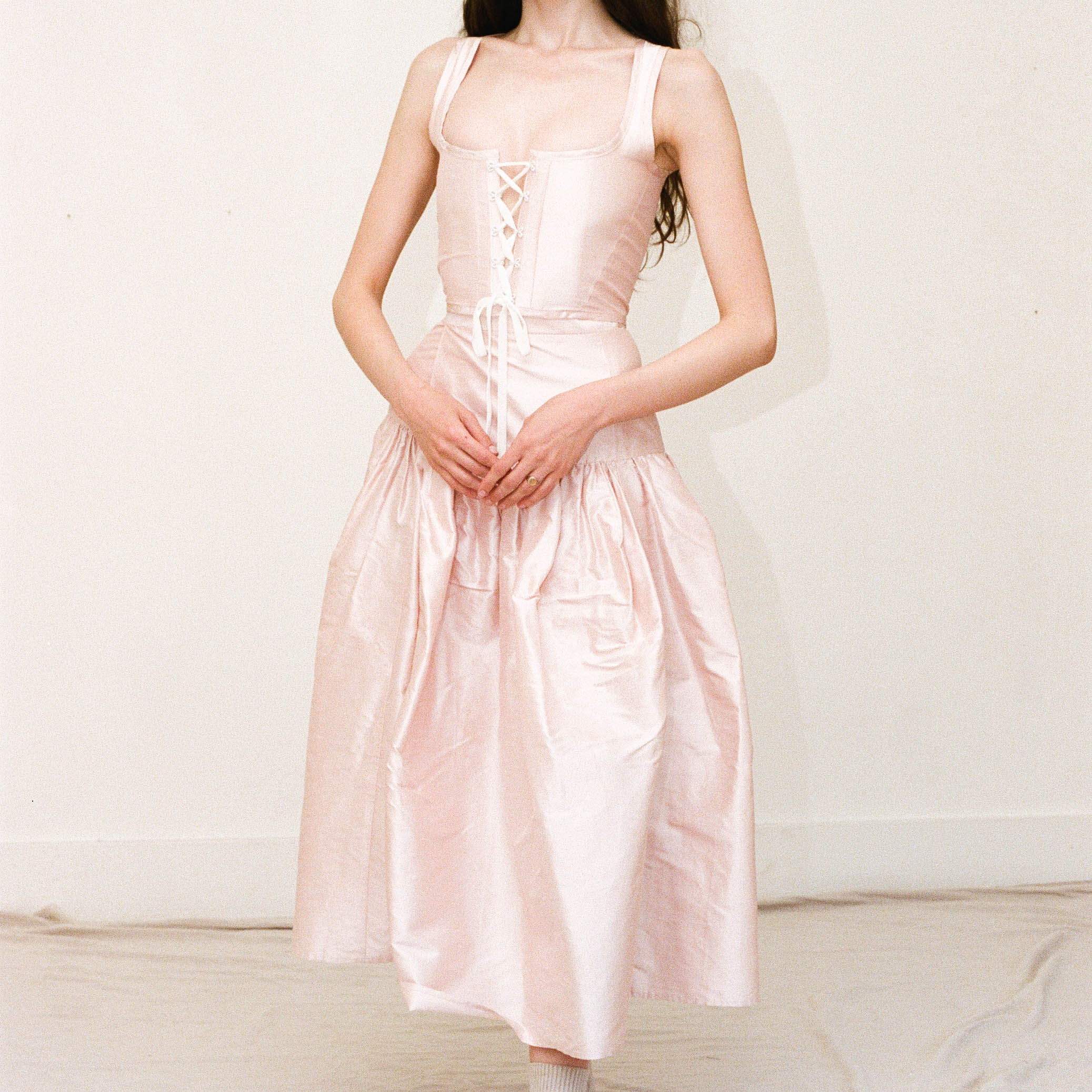 Petal Silk Corset