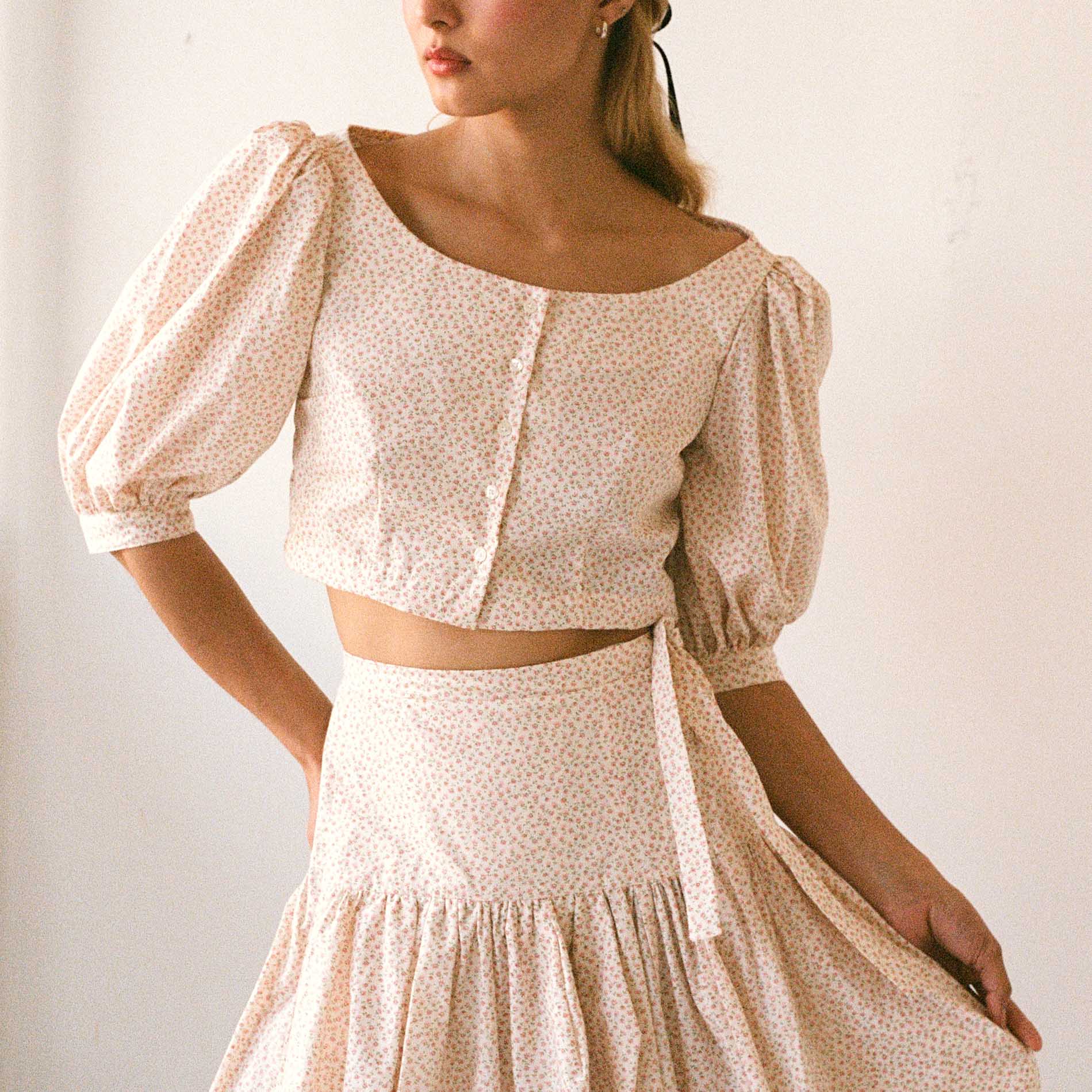 Emma Blouse Pink Primrose (50% off)