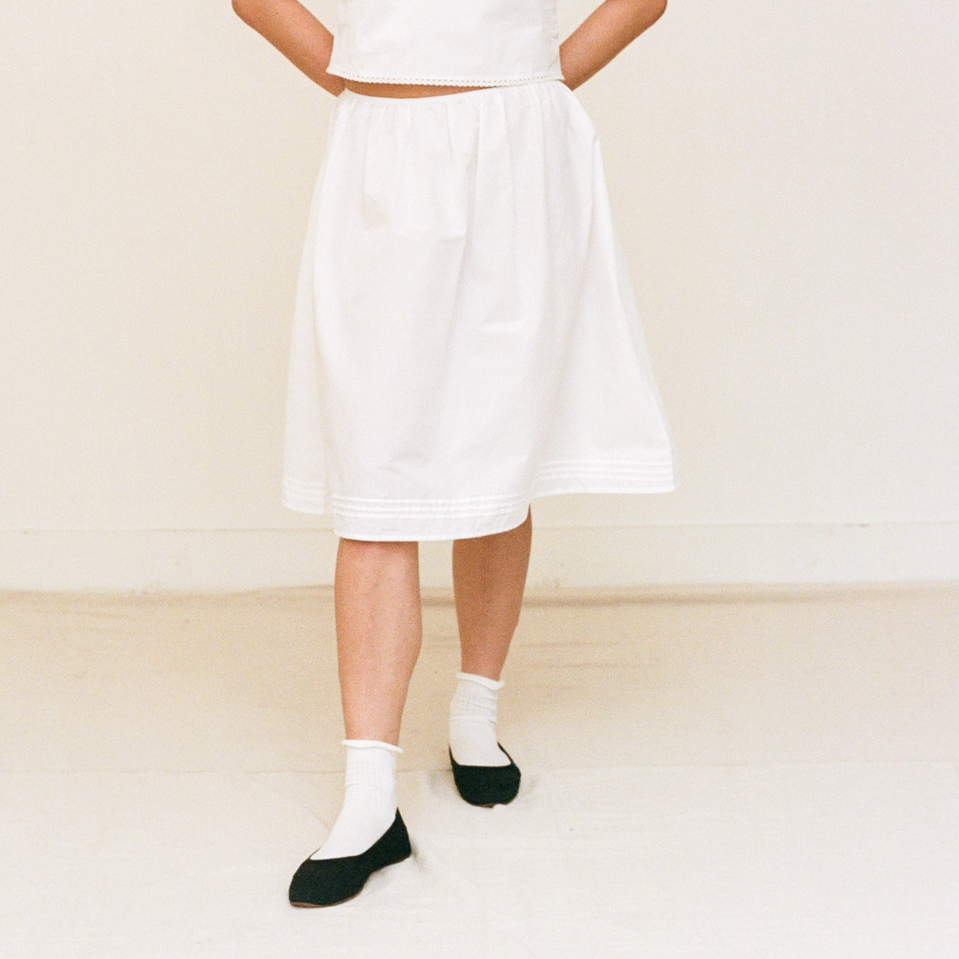 The Wendy Skirt, White